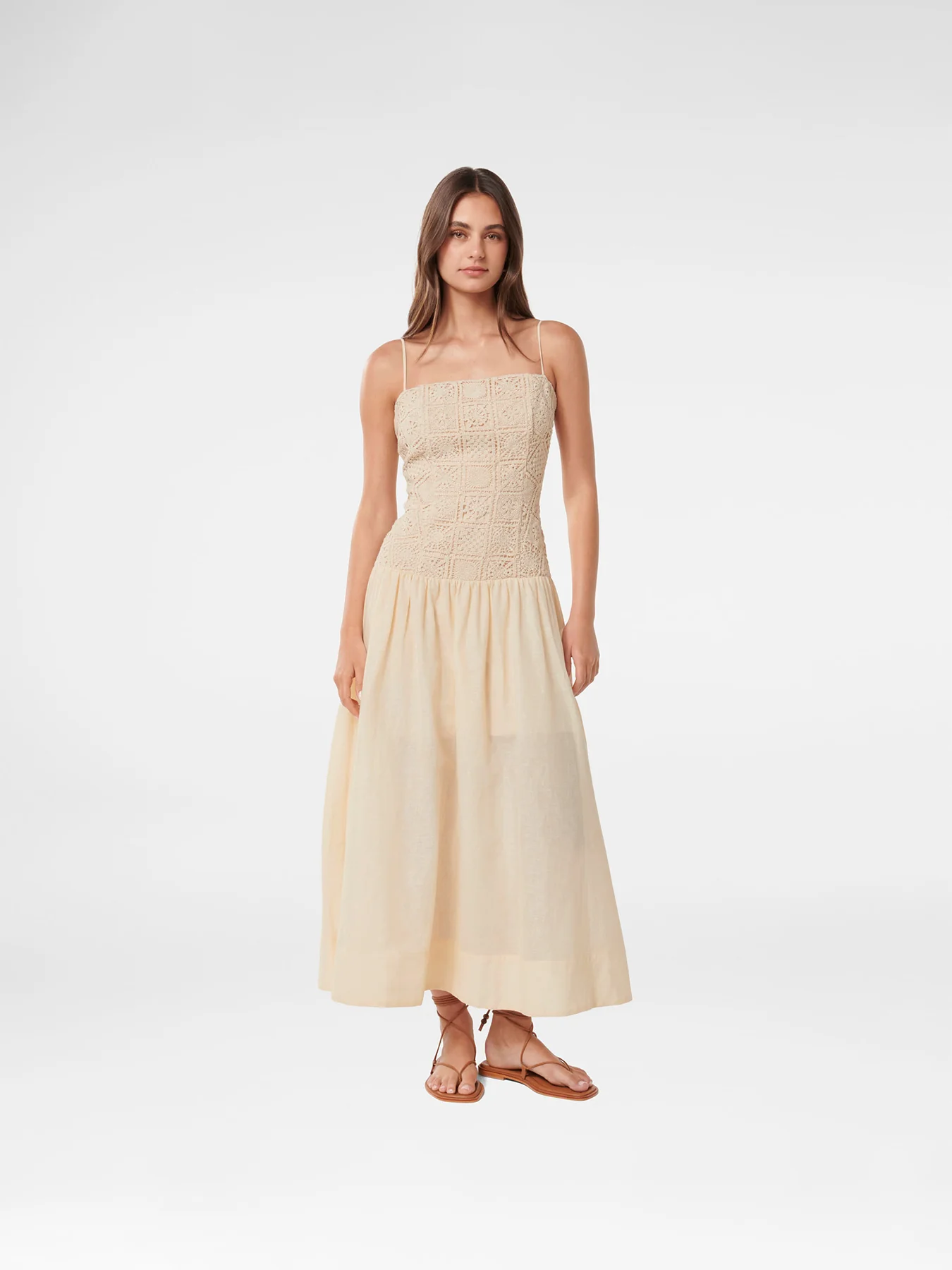 Cara Crochet Midi Dress - Image 2