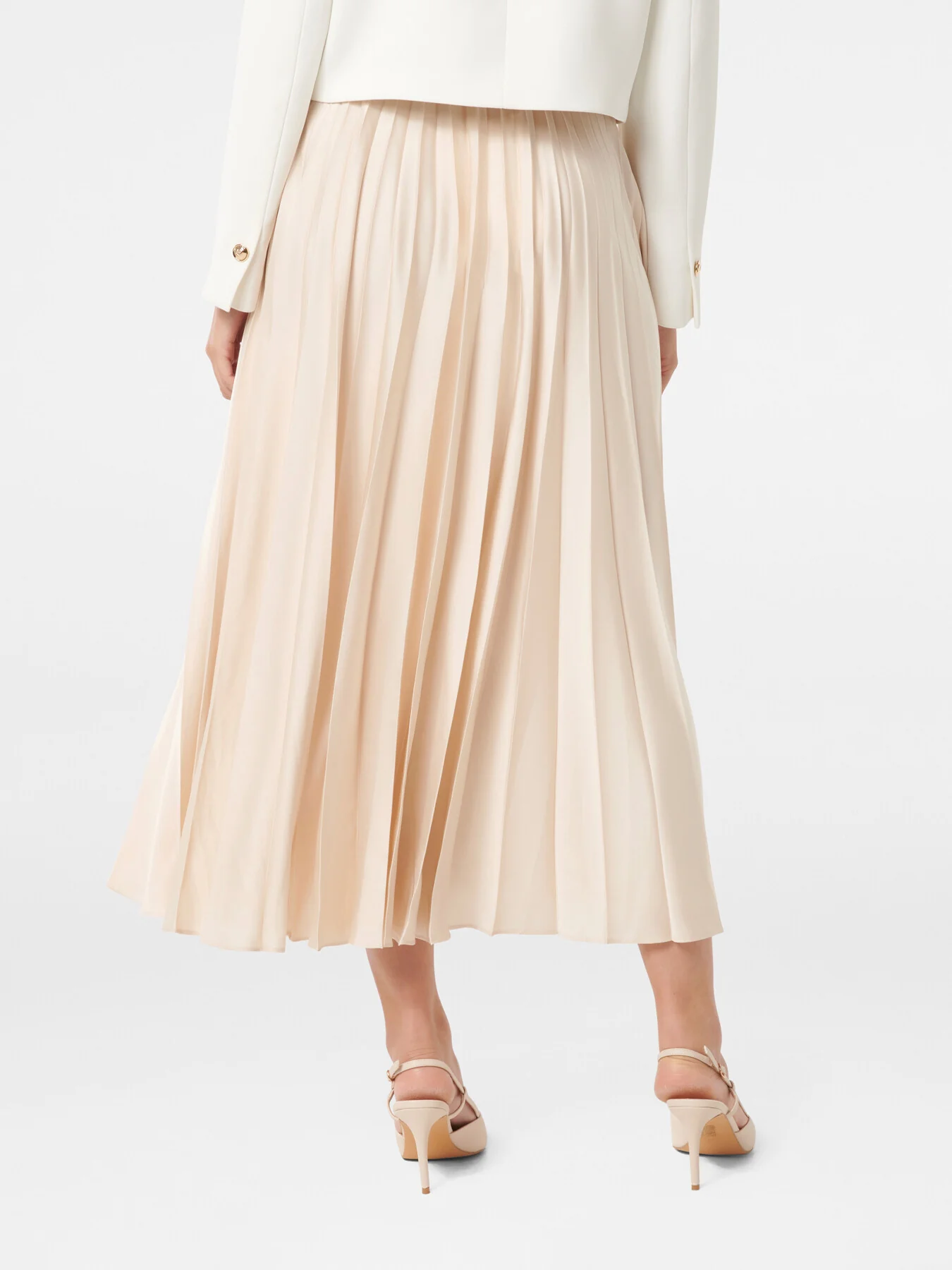 Delphine Pleated Maxi Skirt - Image 3
