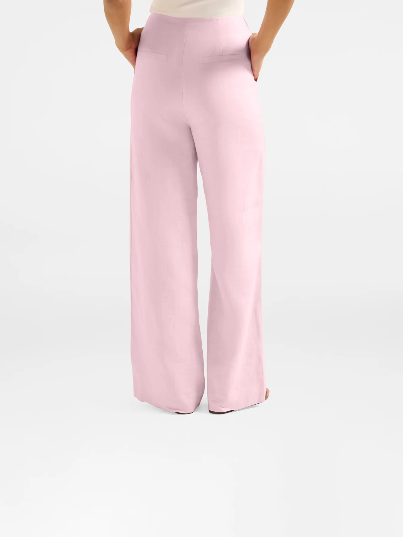 Cynthia Linen Wide Leg Pants - Image 3