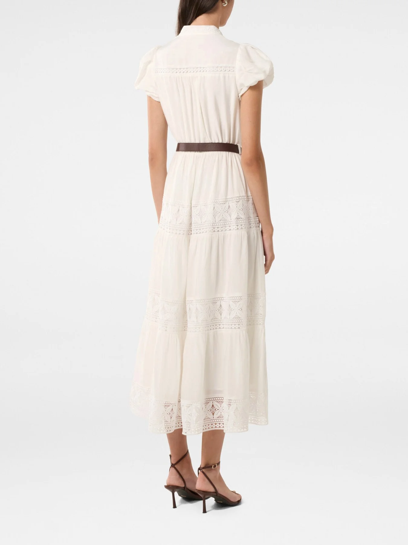 Amy Belted Trim Midi Dress - Image 3