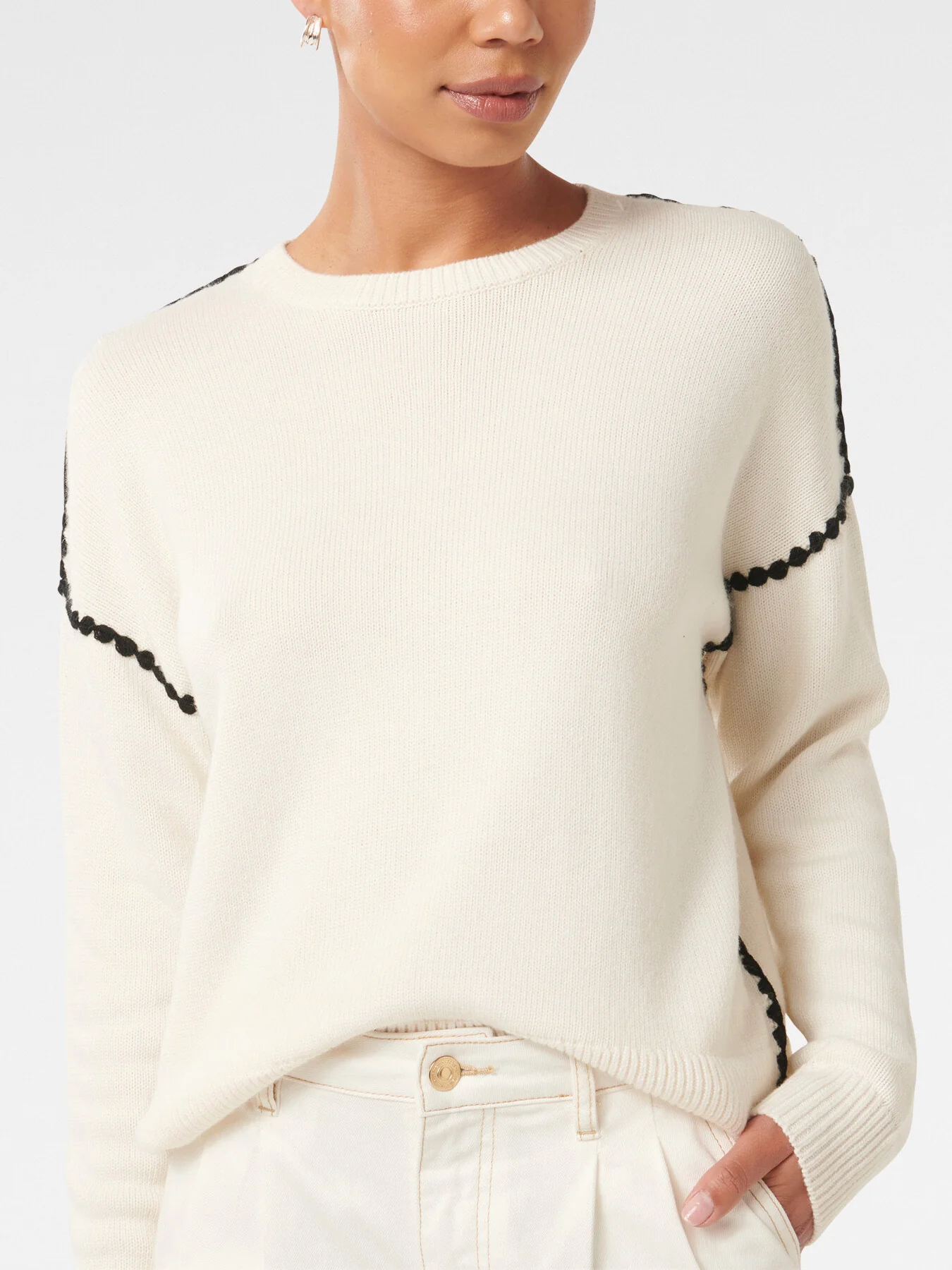Tiffany Crochet Whipstitch Jumper - Image 5