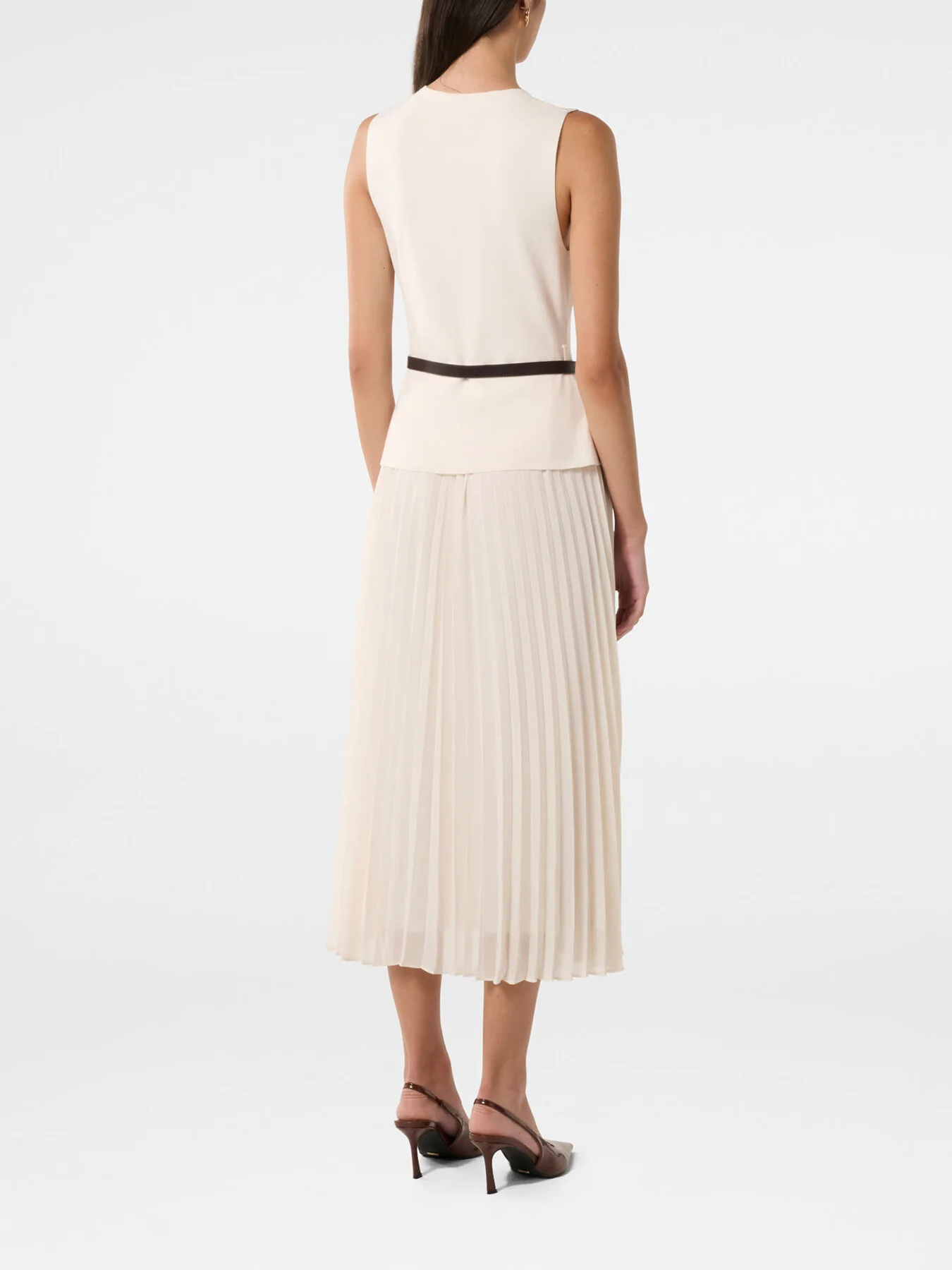 Daphne Waistcoat Knitted Midi Dress - Image 3