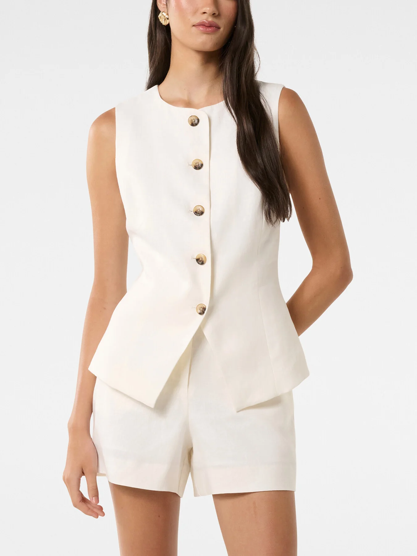 Pip High Neck Waistcoat - Image 4