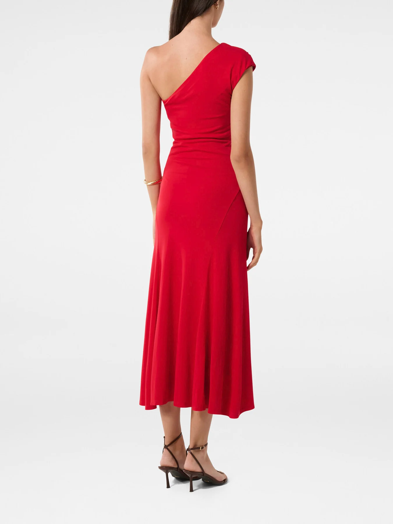 London One Shoulder Midi Dress - Image 3