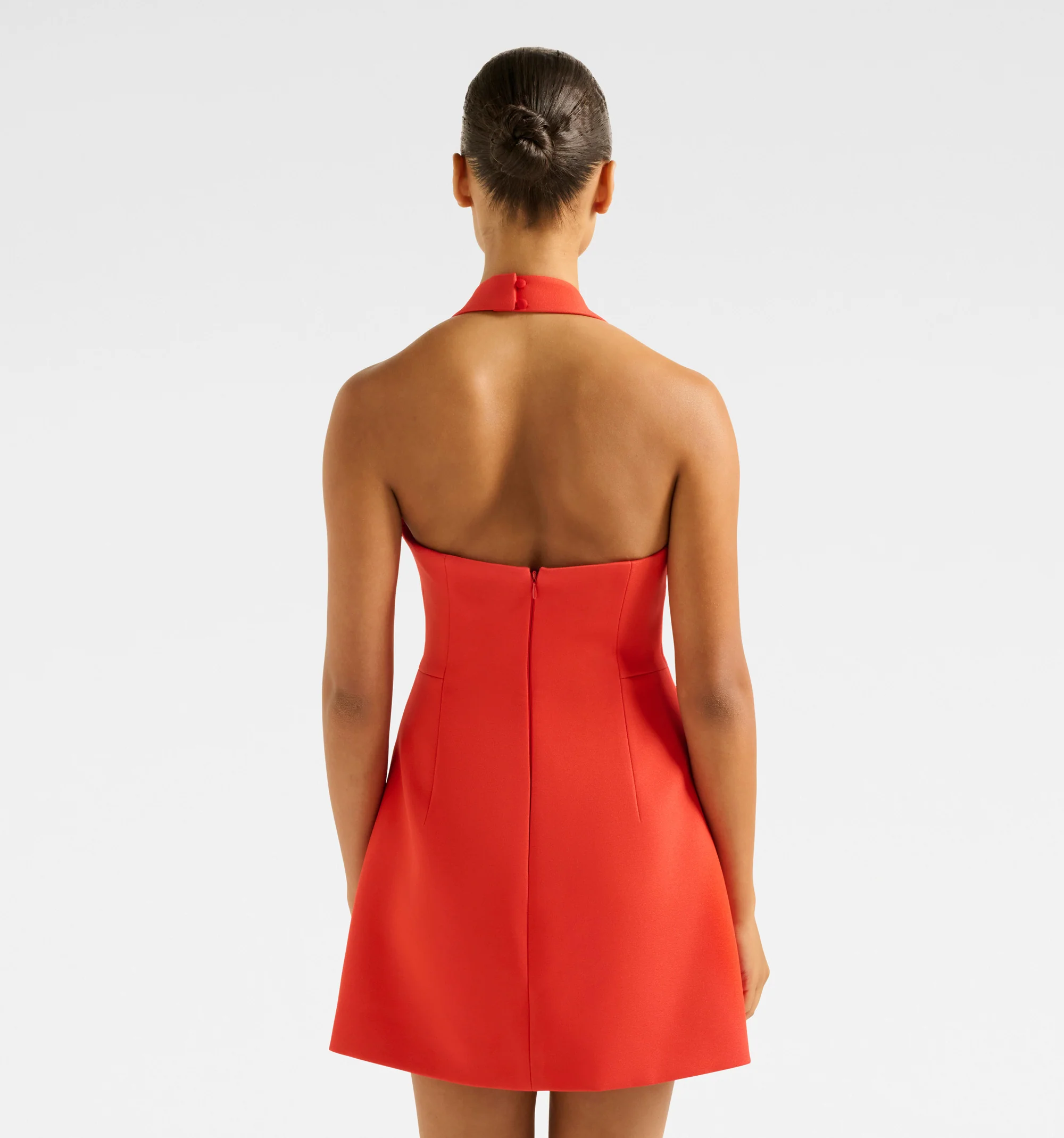 Ricki Halter Neck Hook and Eye Mini Dress - Image 3