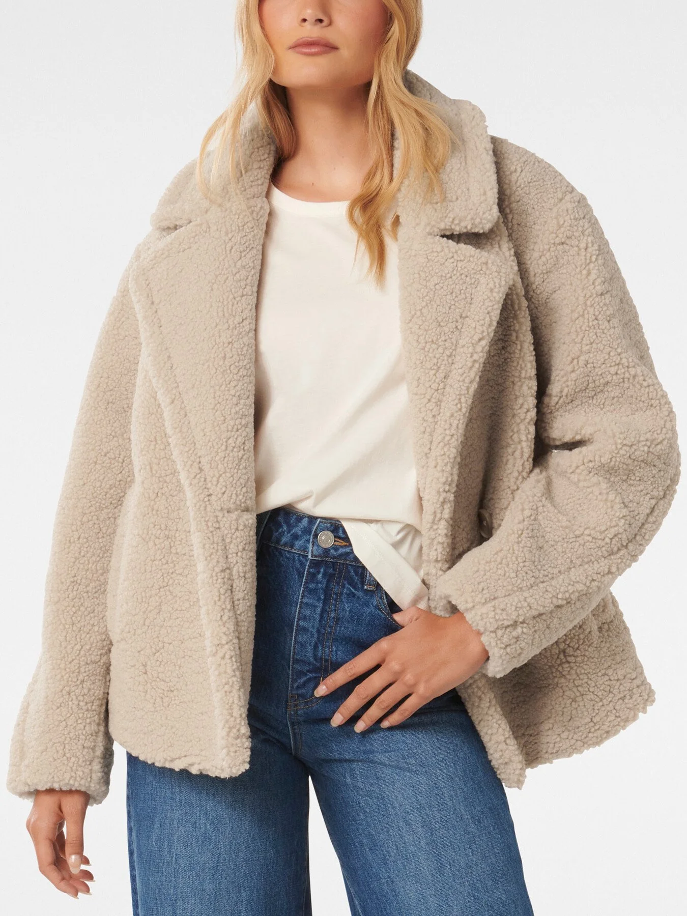 Analise Borg Jacket - Image 4