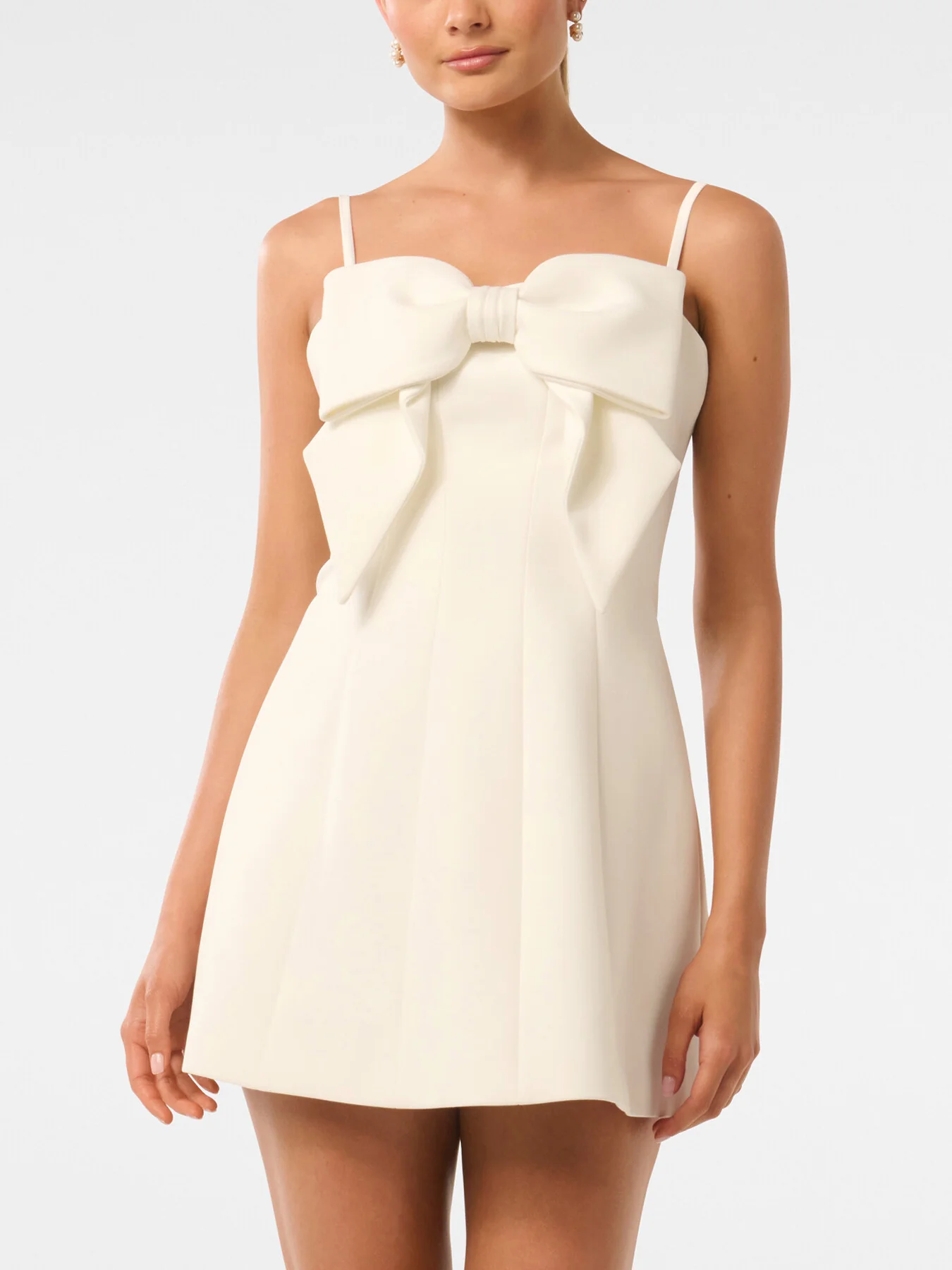 Hayley Bow Front Mini Dress - Image 4