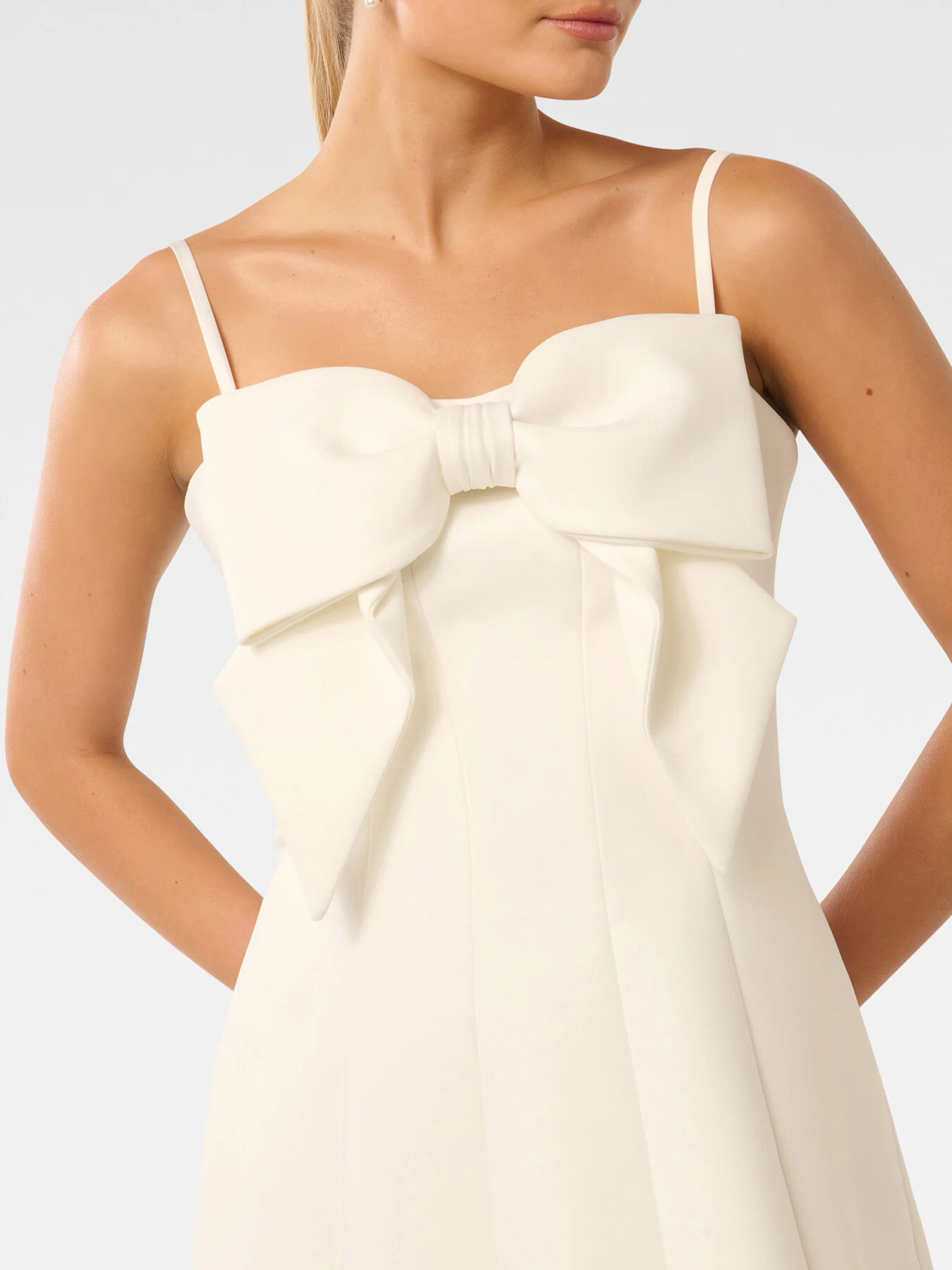 Hayley Bow Front Mini Dress - Image 5