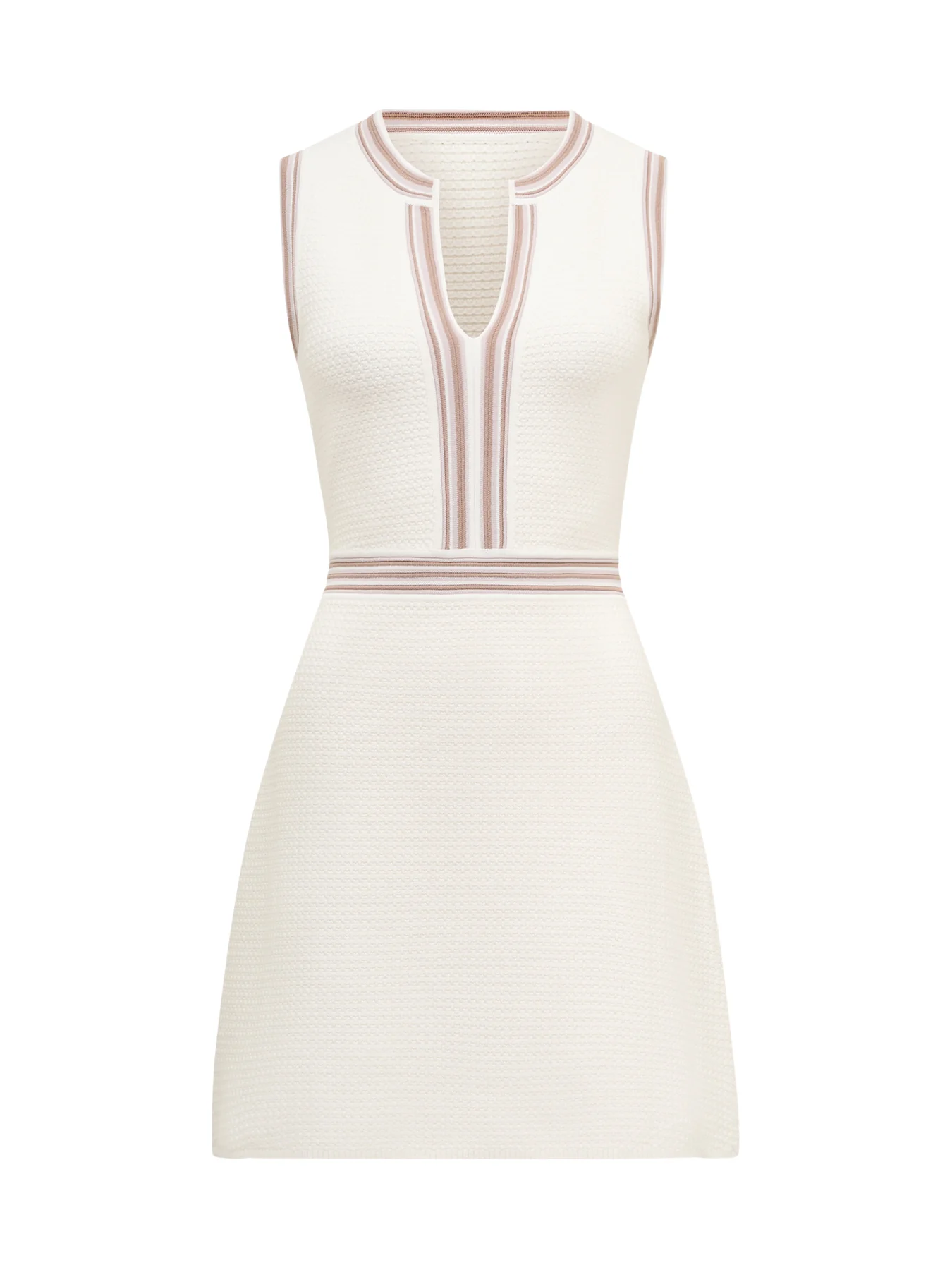 Sabrina Striped Detail Knitted Mini Dress