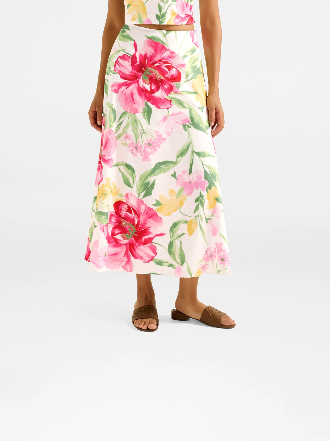 Talia Printed Midi Skirt - Image 4