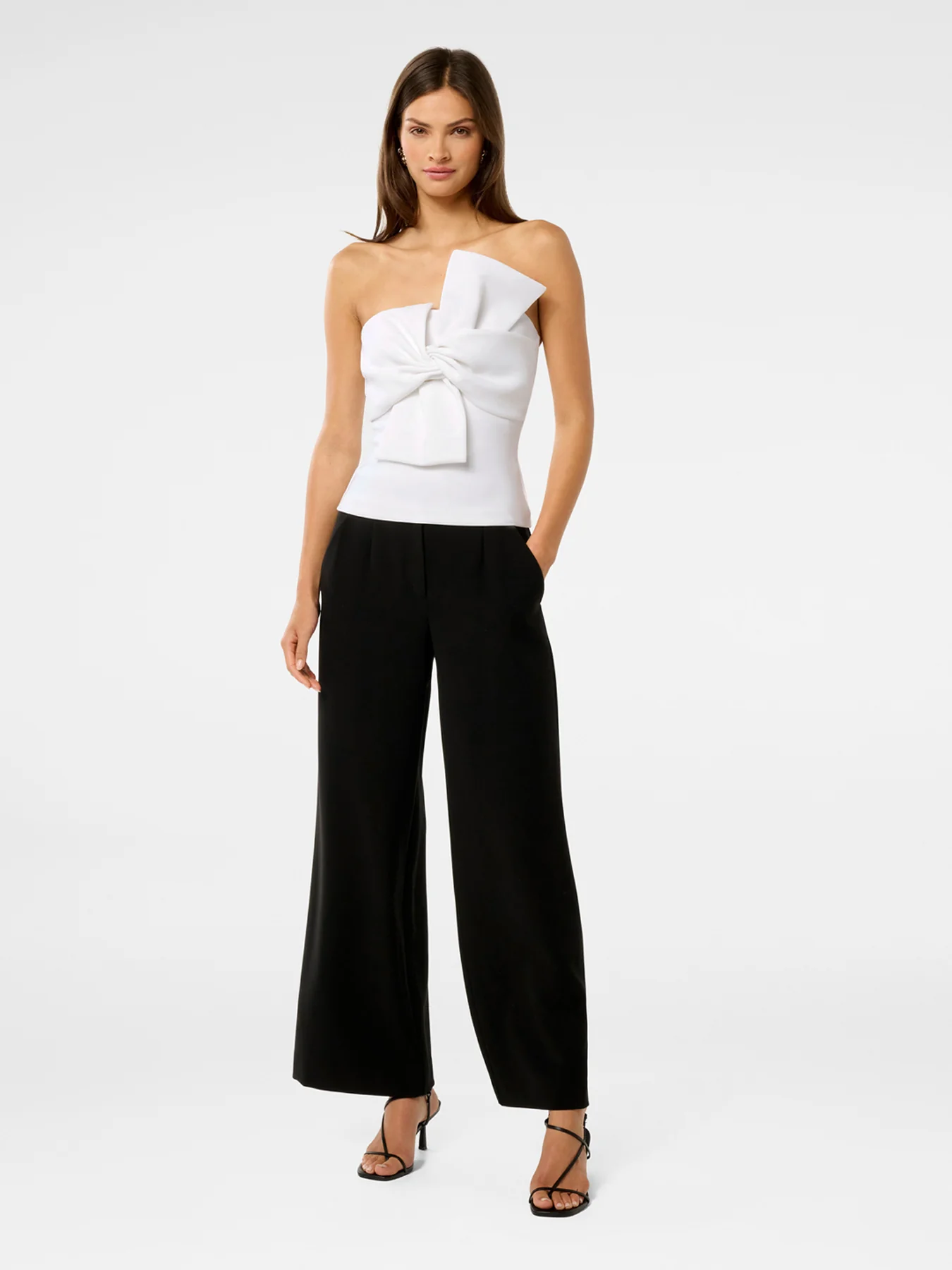 Violetta Twist Crepe Top - Image 2