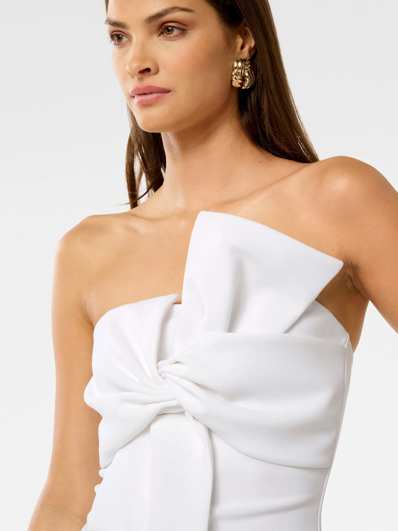 Violetta Twist Crepe Top - Image 5