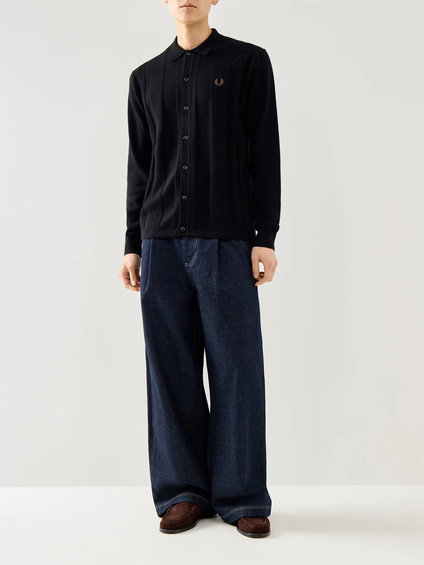 Button Through Knitted Shirt - Image 2