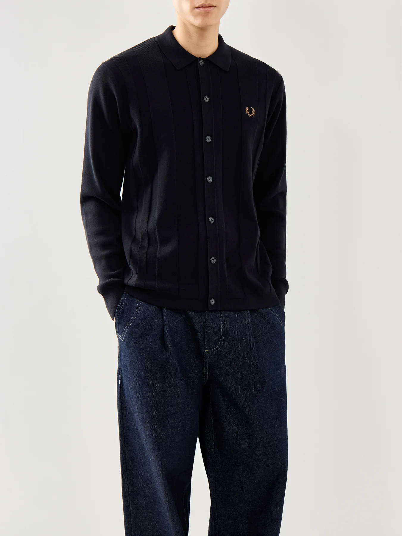 Button Through Knitted Shirt - Image 4