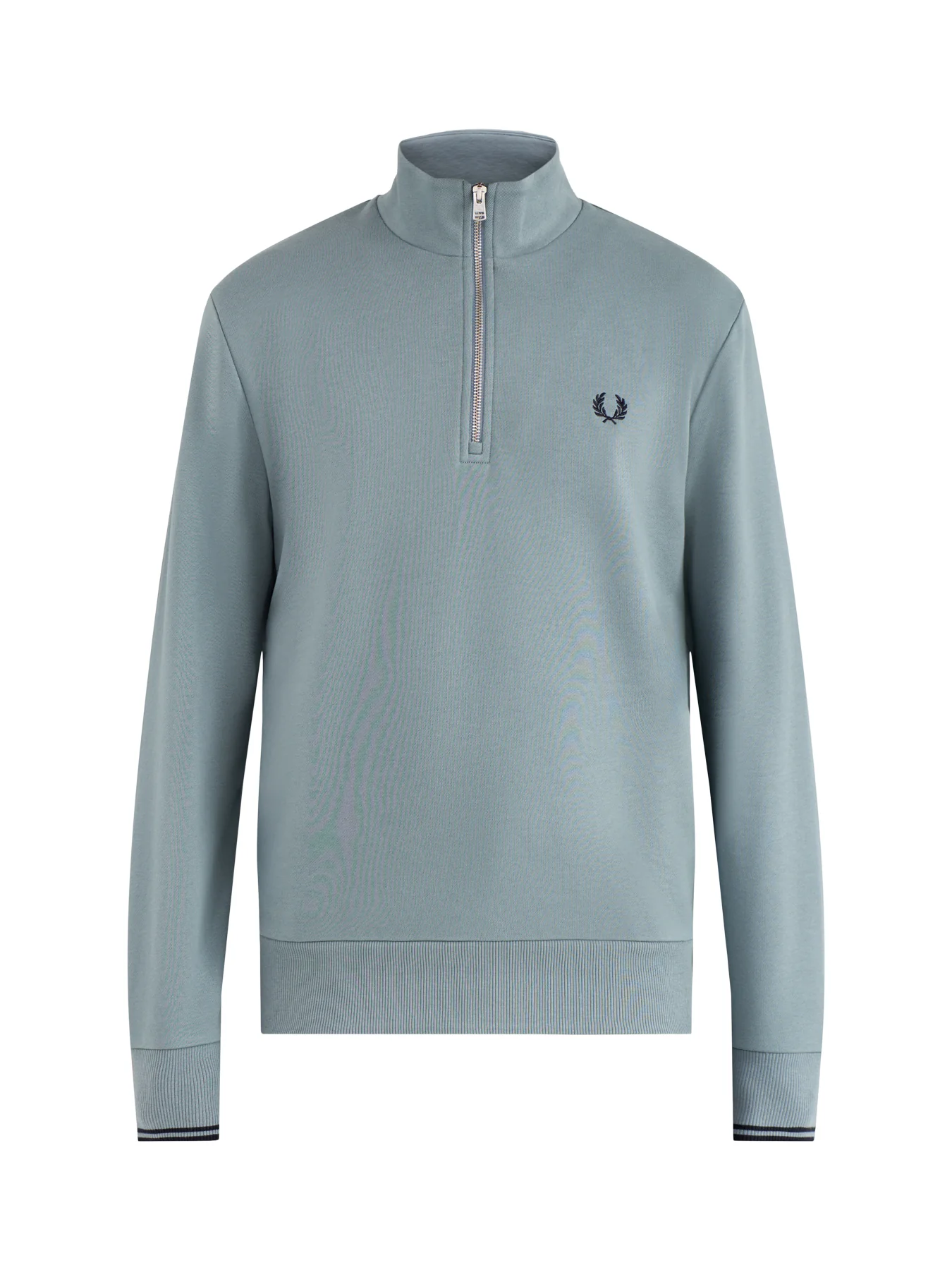 Half Zip Sweatshirt Grey Marl