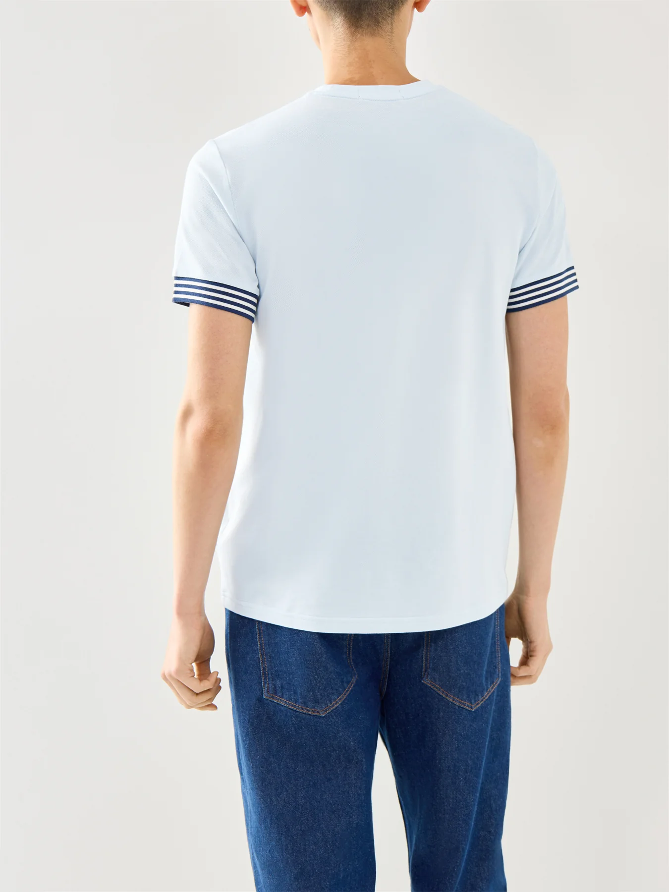 Striped Cuff T-Shirt - Image 5