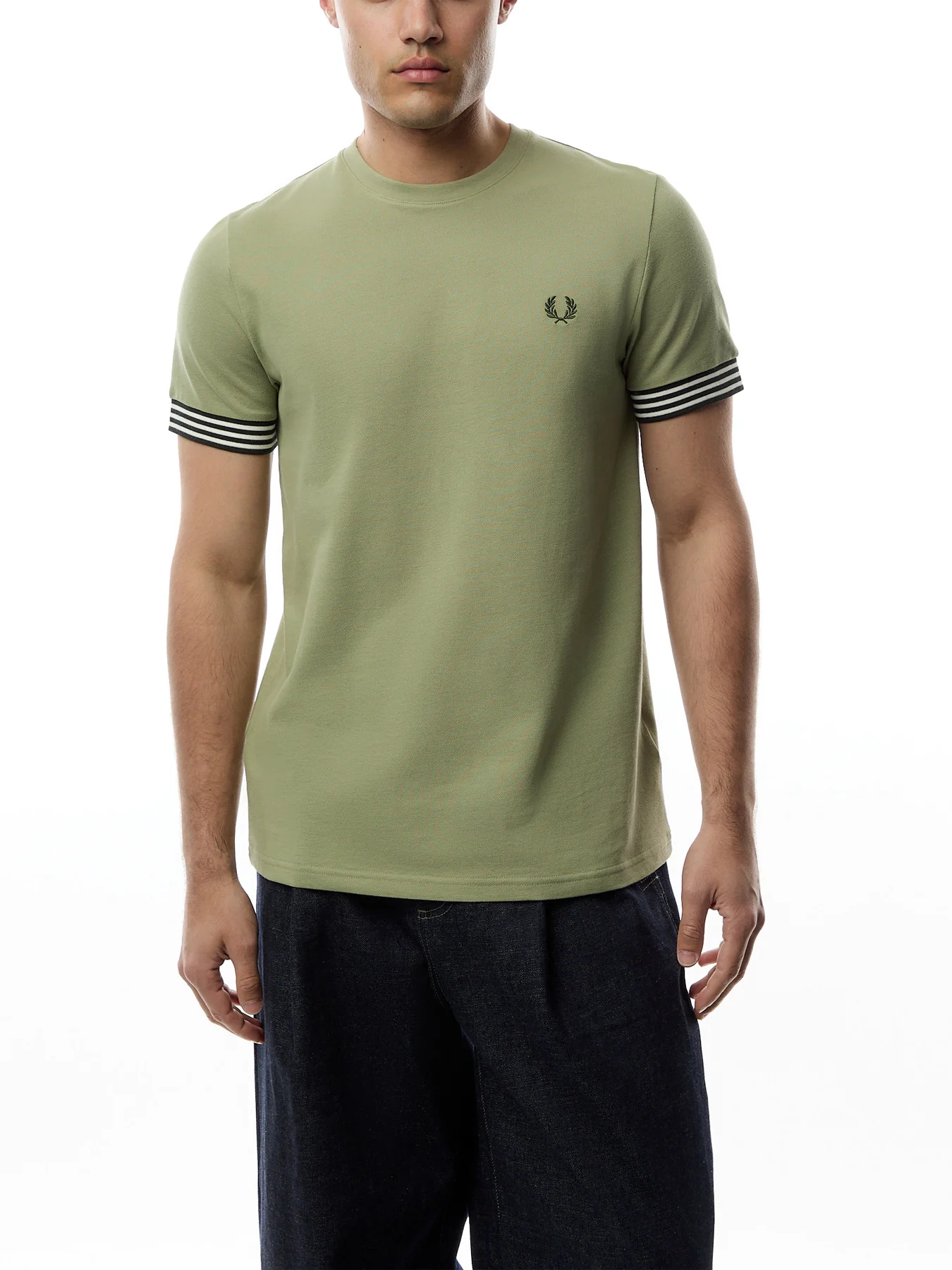 Striped Cuff T-Shirt - Image 4