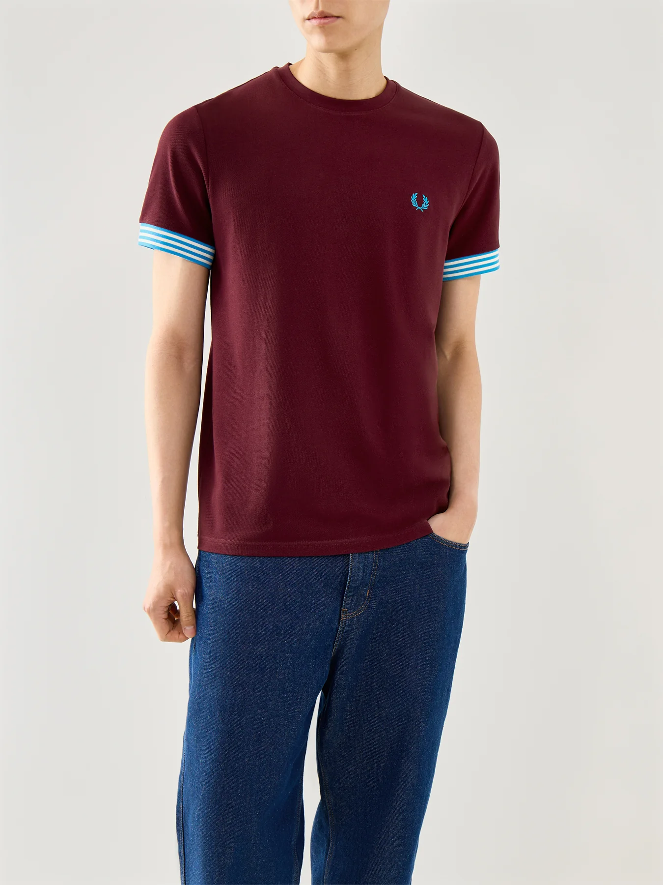 Striped Cuff T-Shirt - Image 4