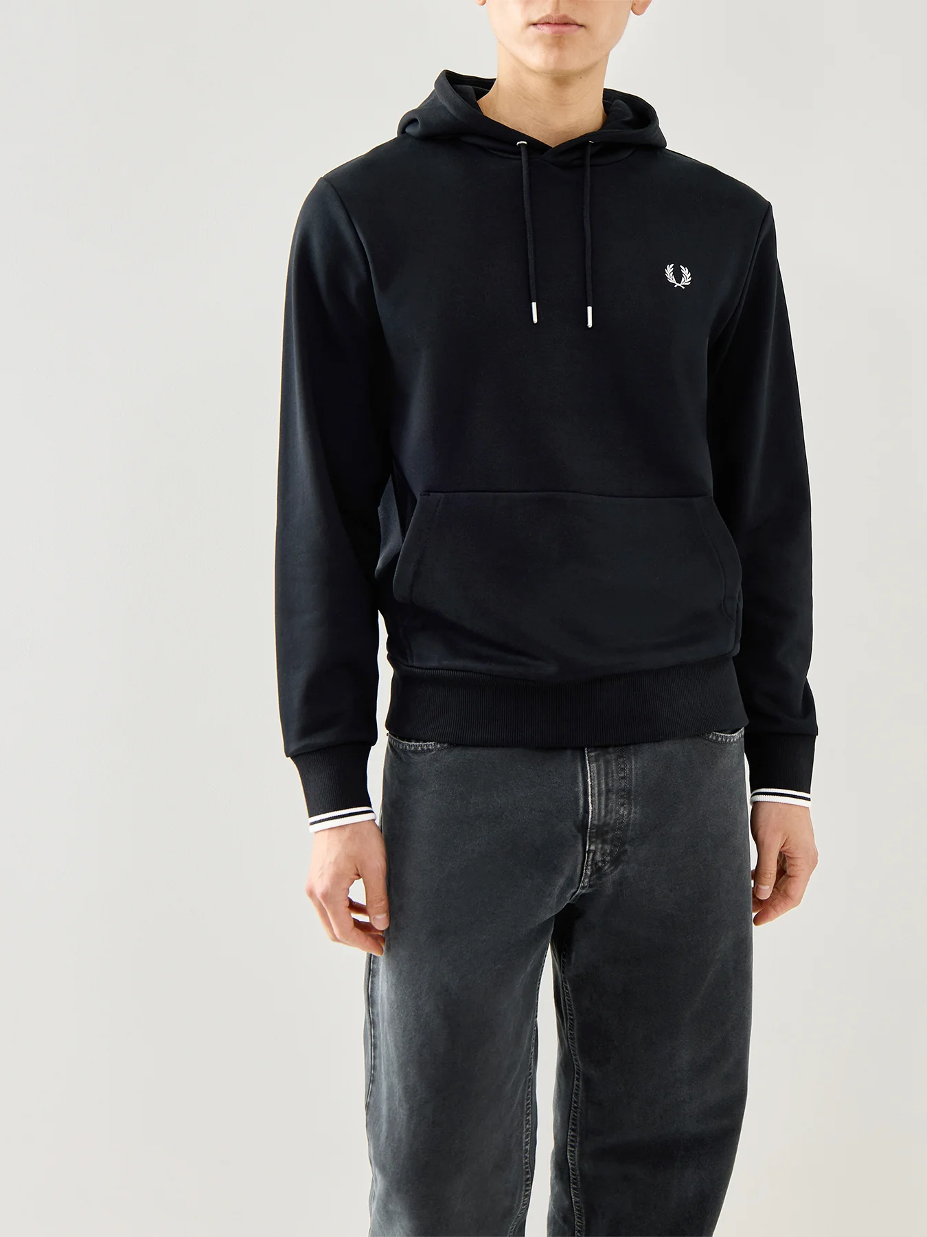 Tipped Hooded Sweatshirt - Image 4