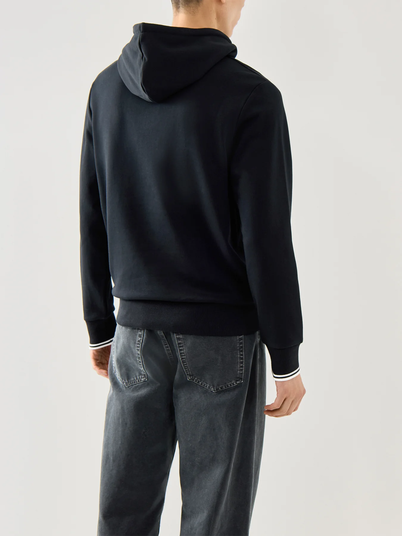 Tipped Hooded Sweatshirt - Image 5