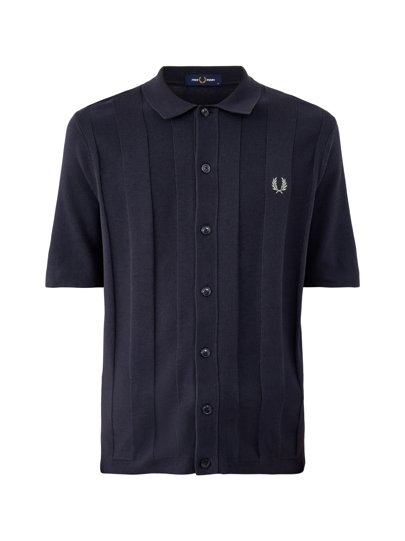 Tonal Vertical Stripe Shirt Navy