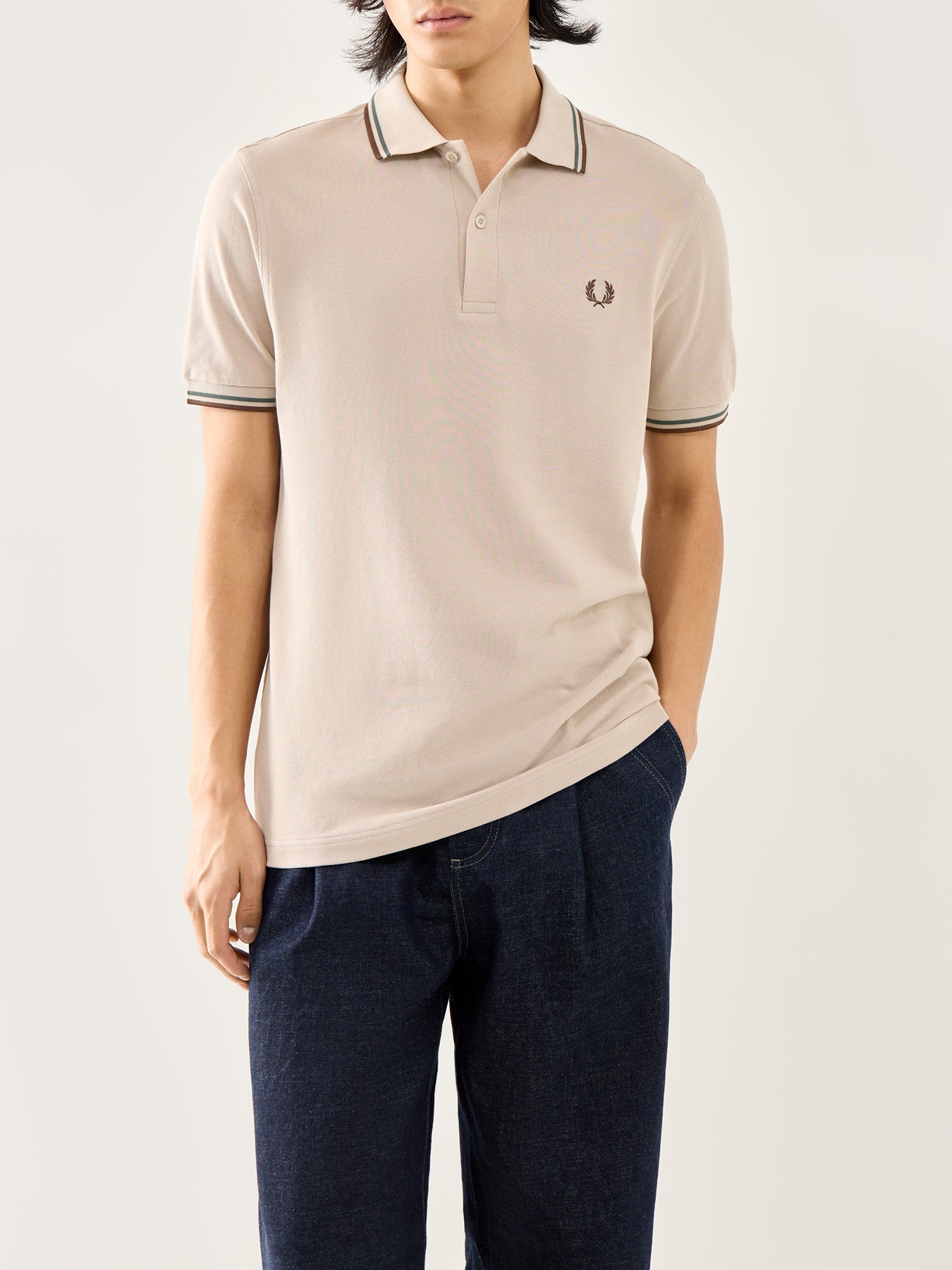 Twin Tipped Polo Shirt Green - Image 4
