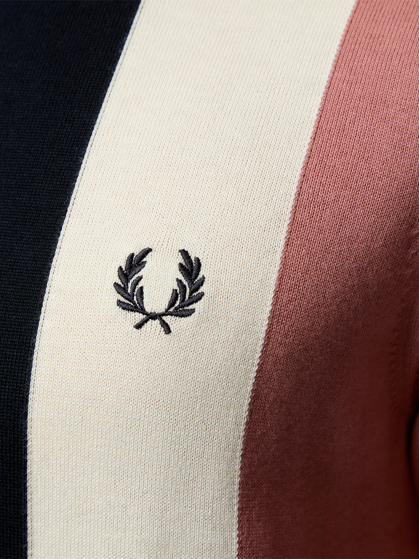Vertical Stripe Knitted T-Shirt - Image 3