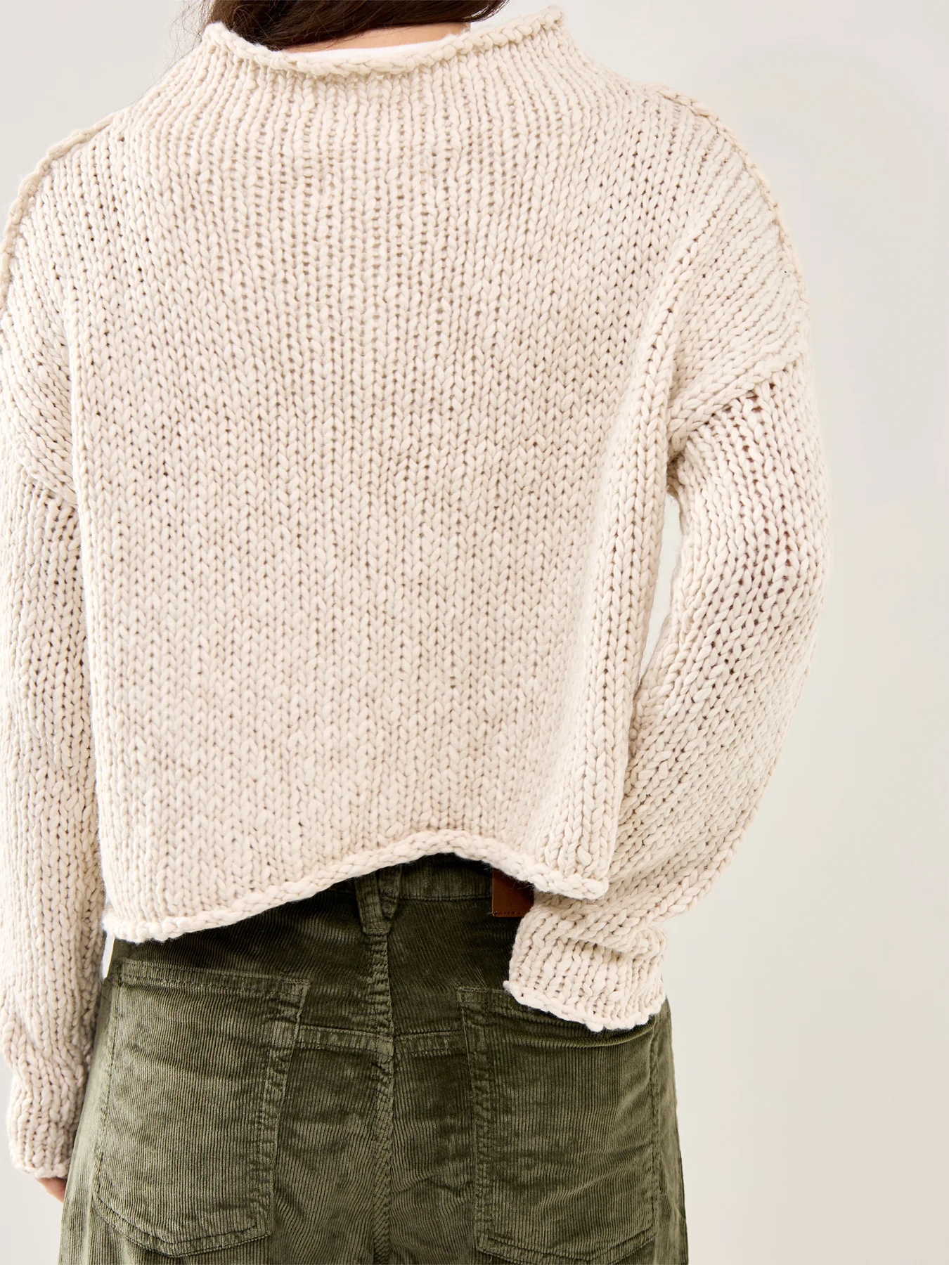 Opal Knit Sweater Beige - Image 3