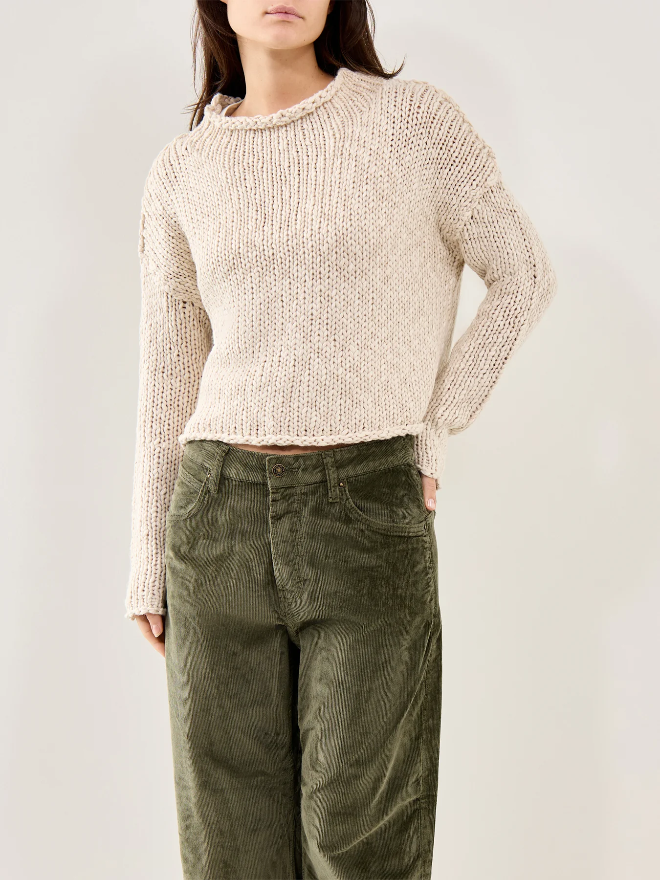 Opal Knit Sweater Beige - Image 4