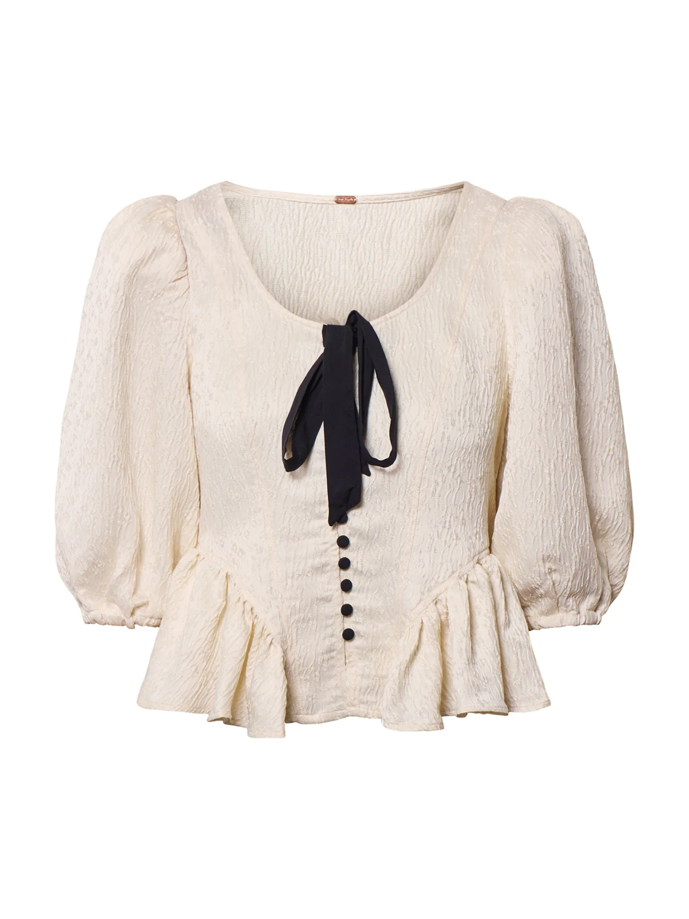 Pamela Bow Detail Top White