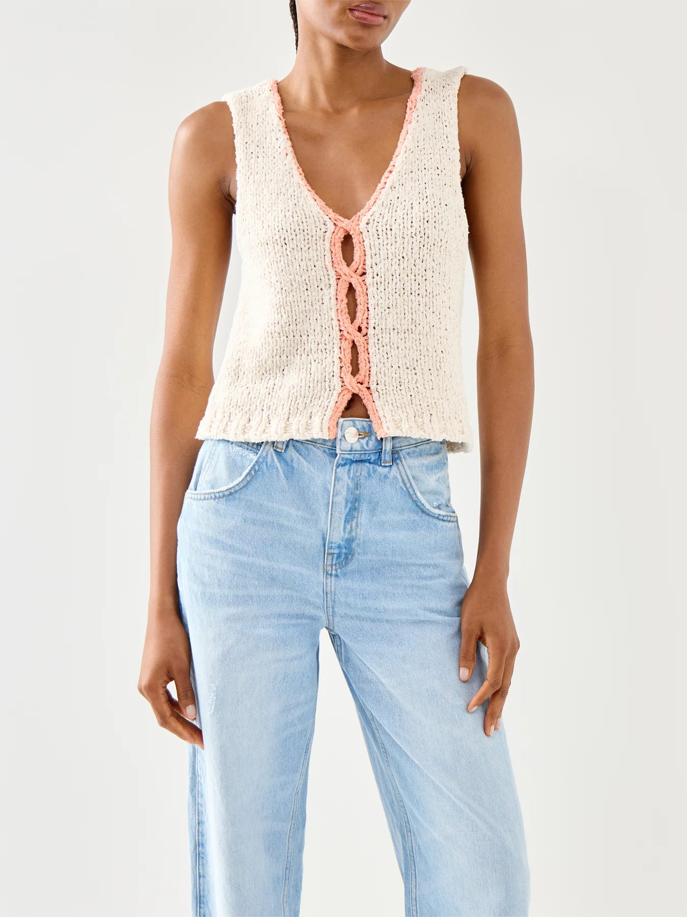 Sicily Sweater Shell With Contrast Centre Seam - Image 4