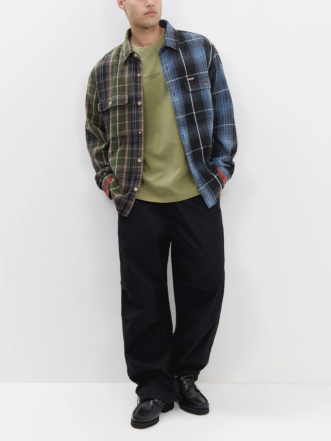 Overdyed Center Chest Boxy R Tee - Image 2