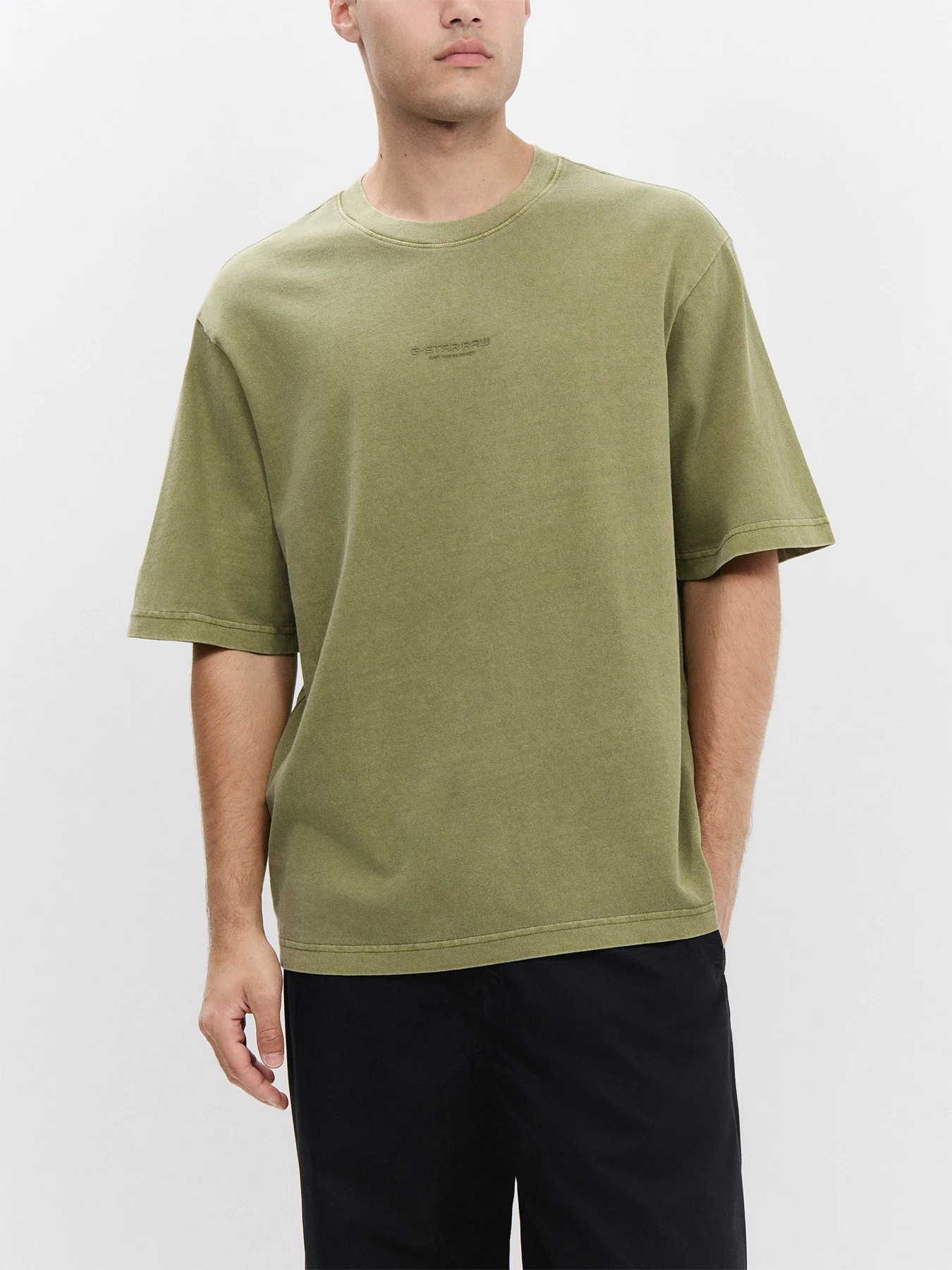 Overdyed Center Chest Boxy R Tee - Image 4