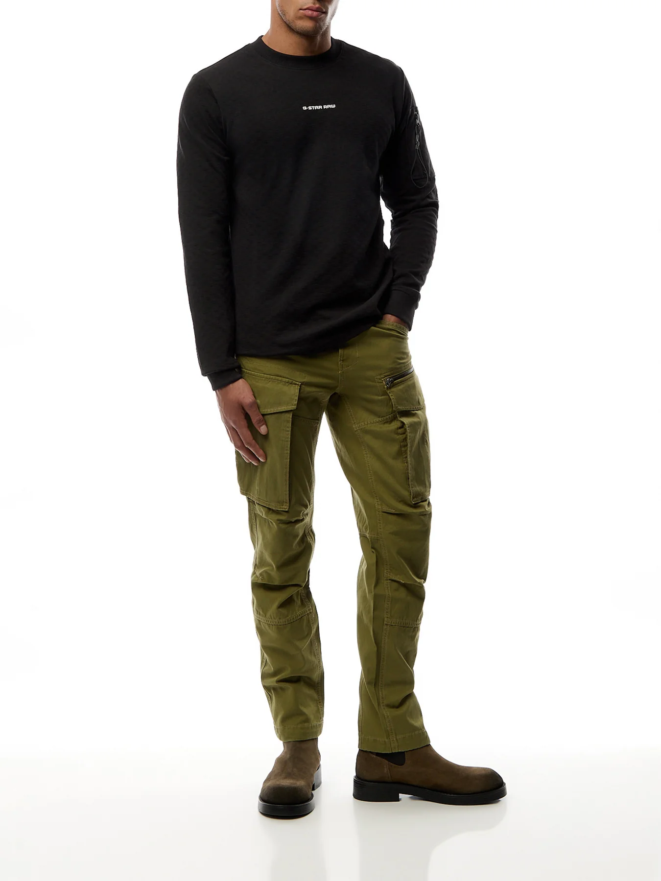 Rovic Zip 3D Regular Tapered Cargo Pants - Image 2