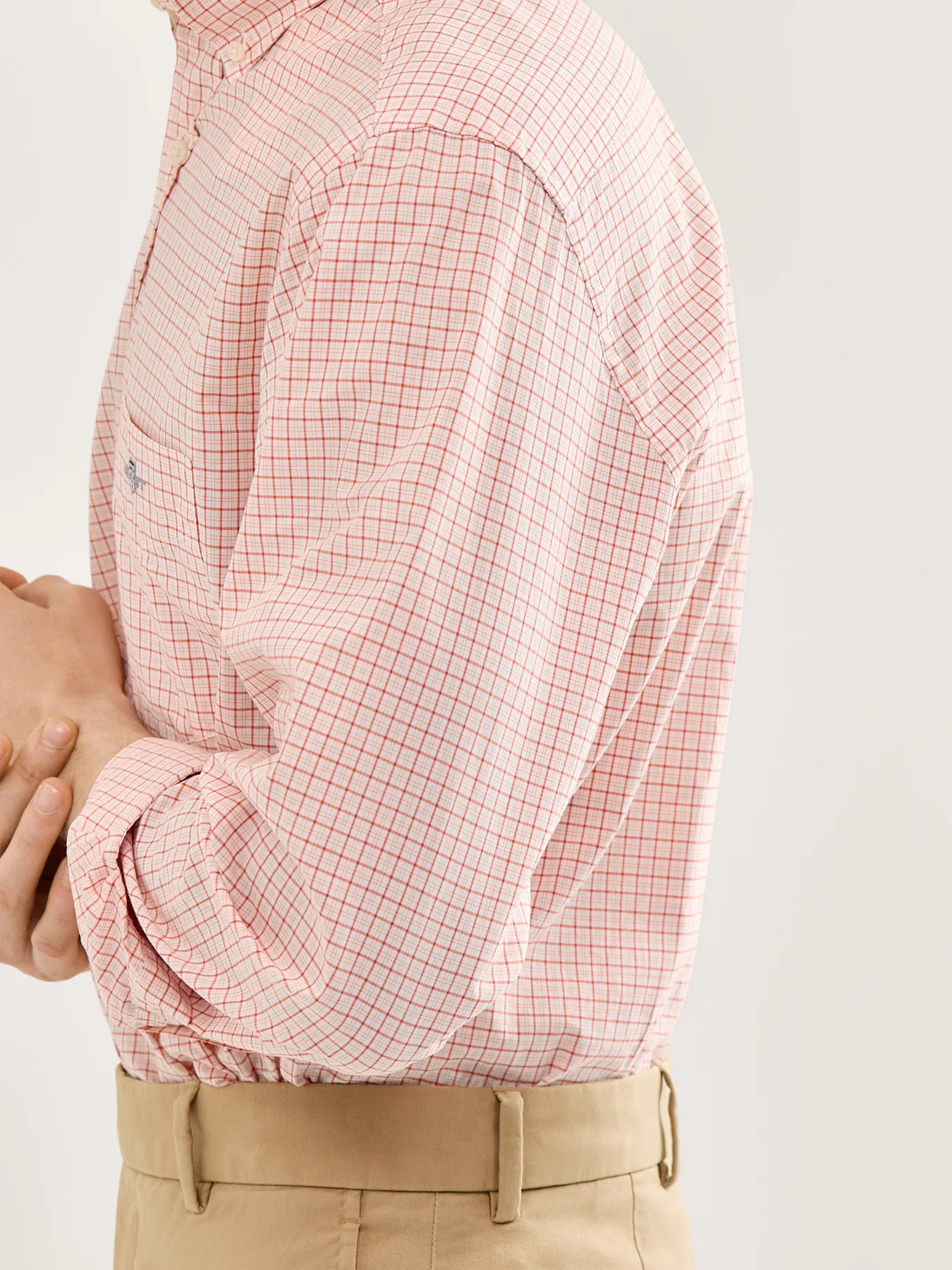 Classic Poplin Check Shirt - Image 3