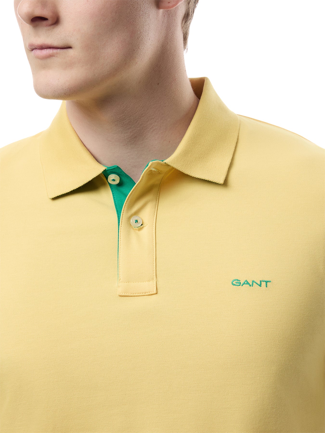 Contrast Piqué Polo Shirt - Image 3