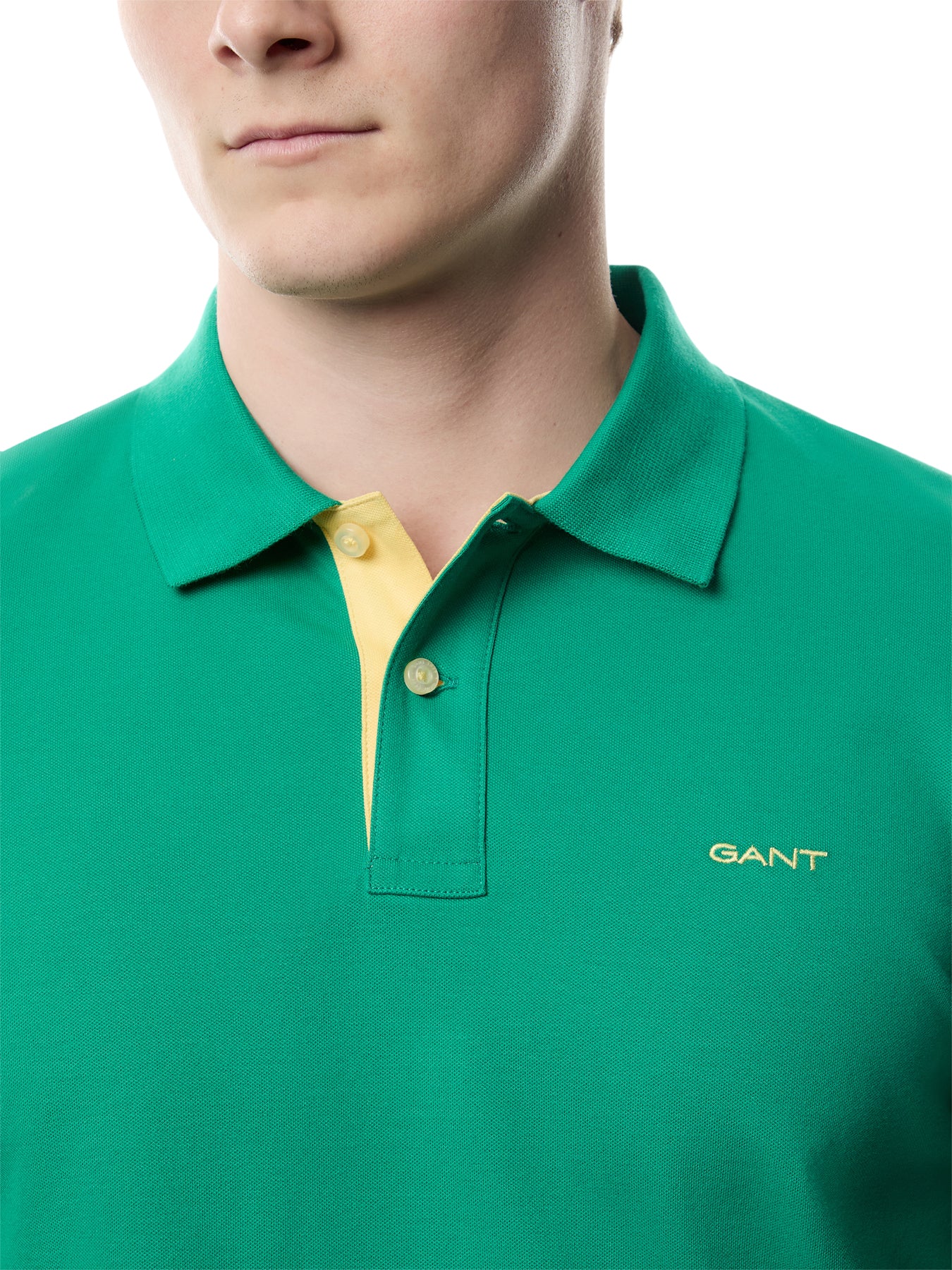 Contrast Piqué Polo Shirt - Image 3