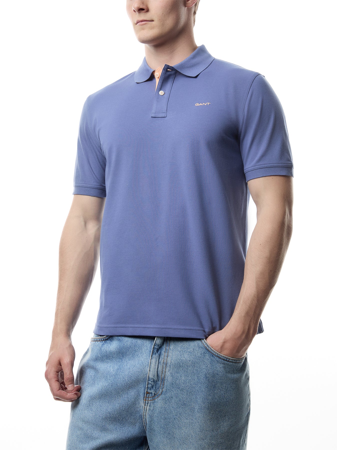 Contrast Piqué Polo Shirt - Image 4