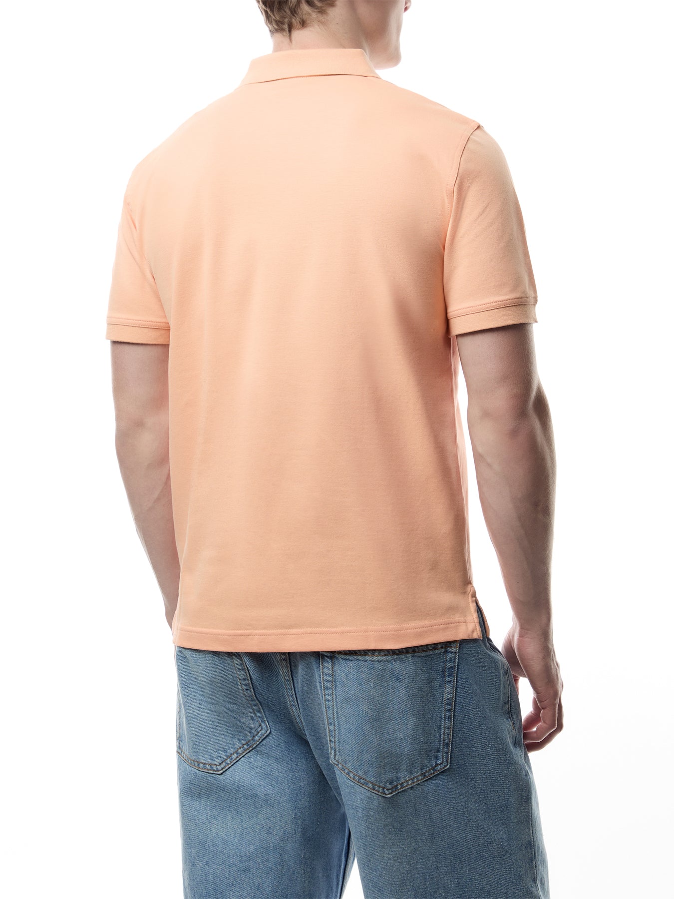 Contrast Piqué Polo Shirt - Image 4