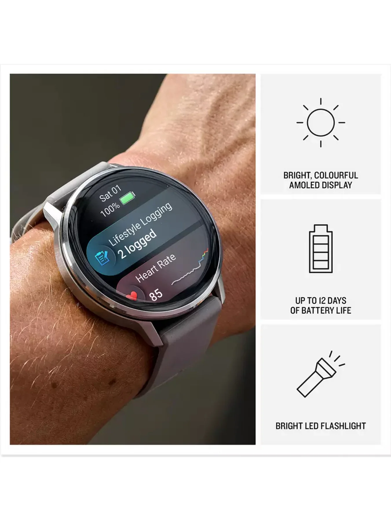 Venu 4 Smartwatch 41mm Black - Image 3