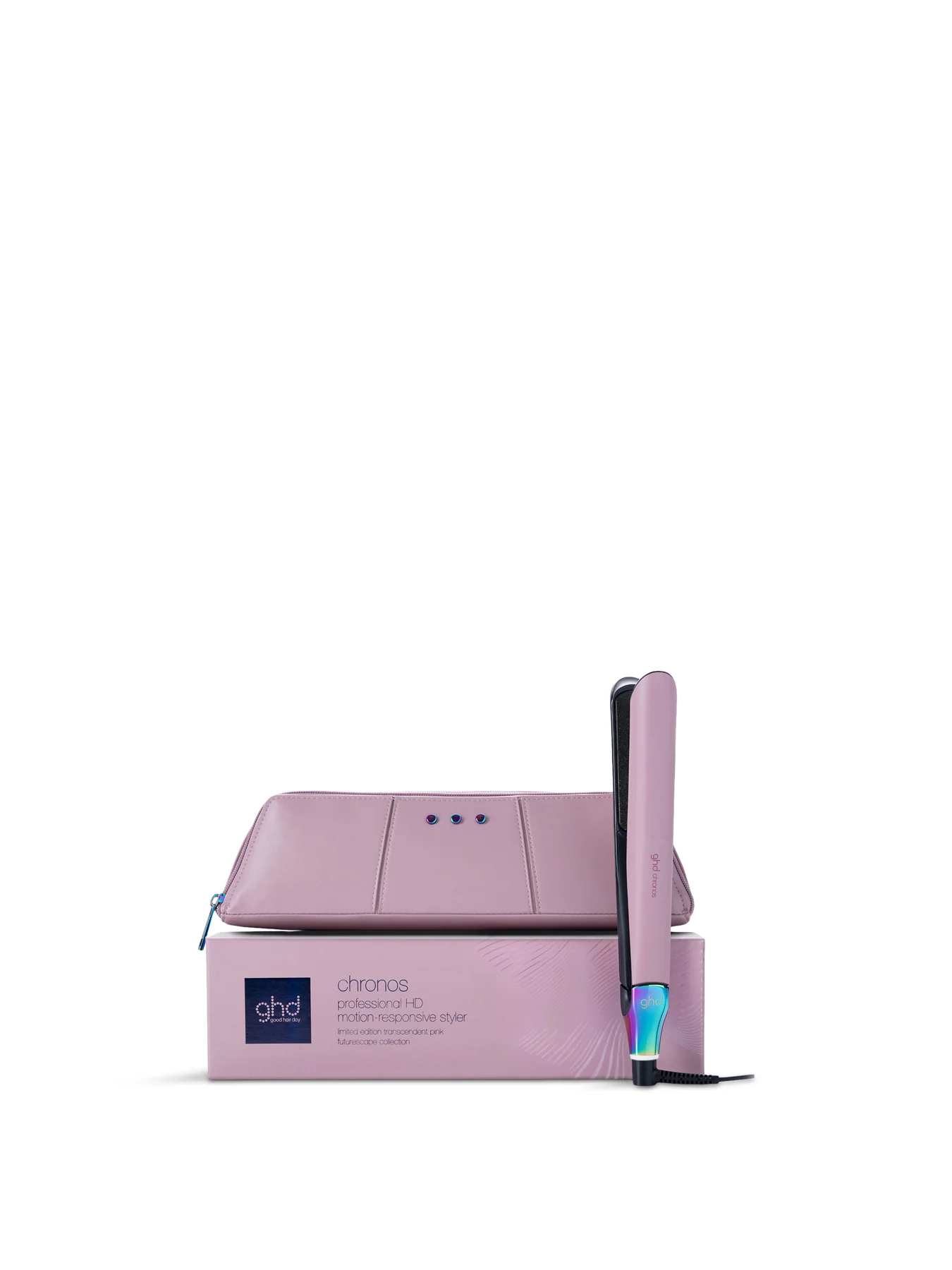 Chronos Hair Straightener (26mm Plate) Transcendent Pink