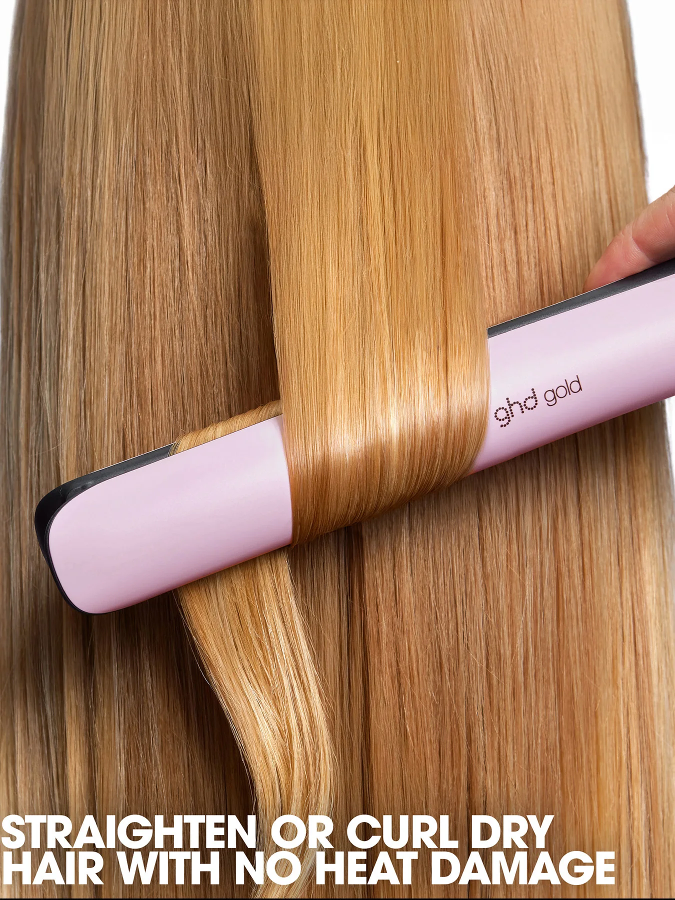 Gold Charity Limited Edition Hair Straightener in Pink Sorbet - Image 4