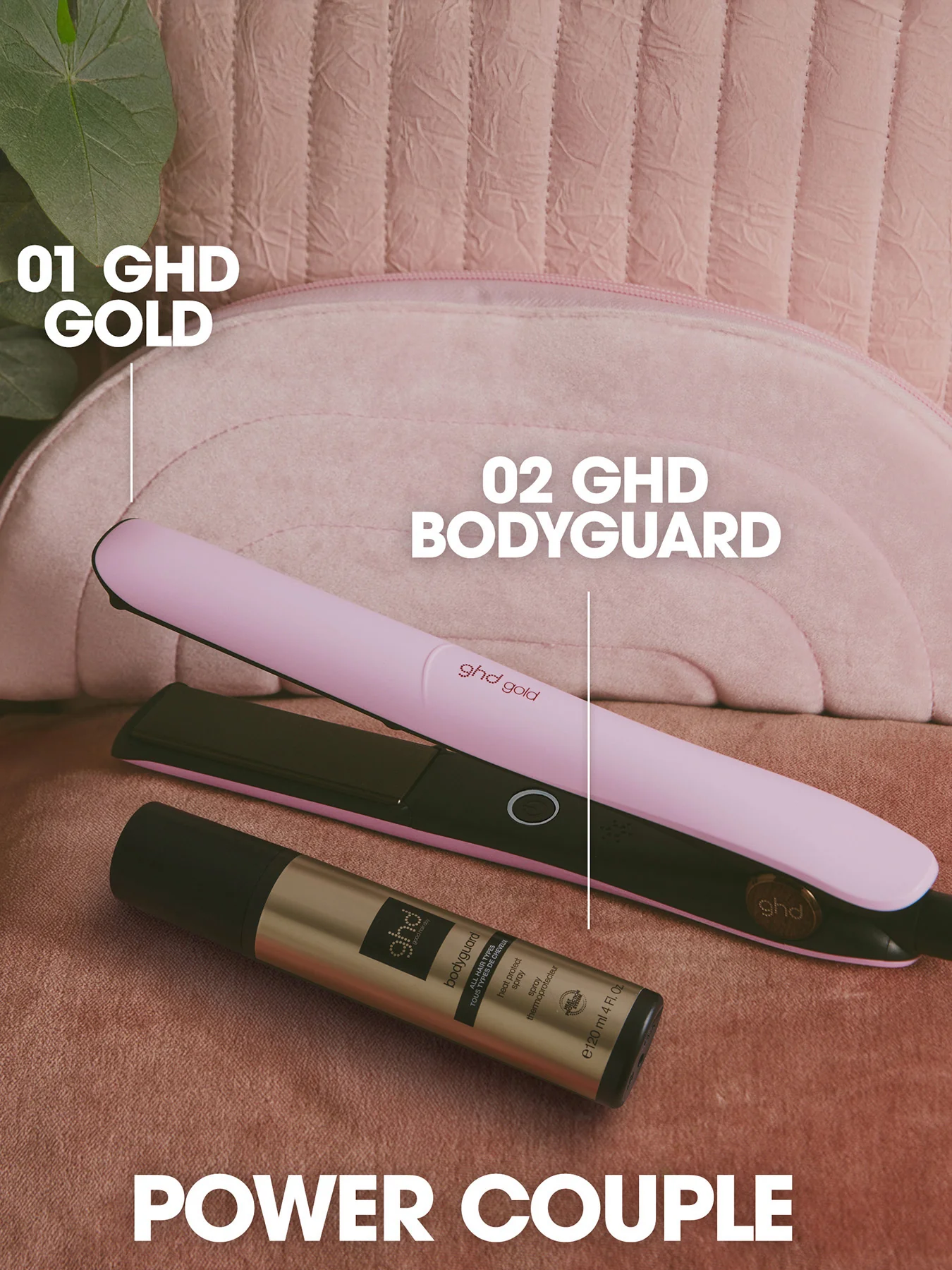 Gold Charity Limited Edition Hair Straightener in Pink Sorbet - Image 7