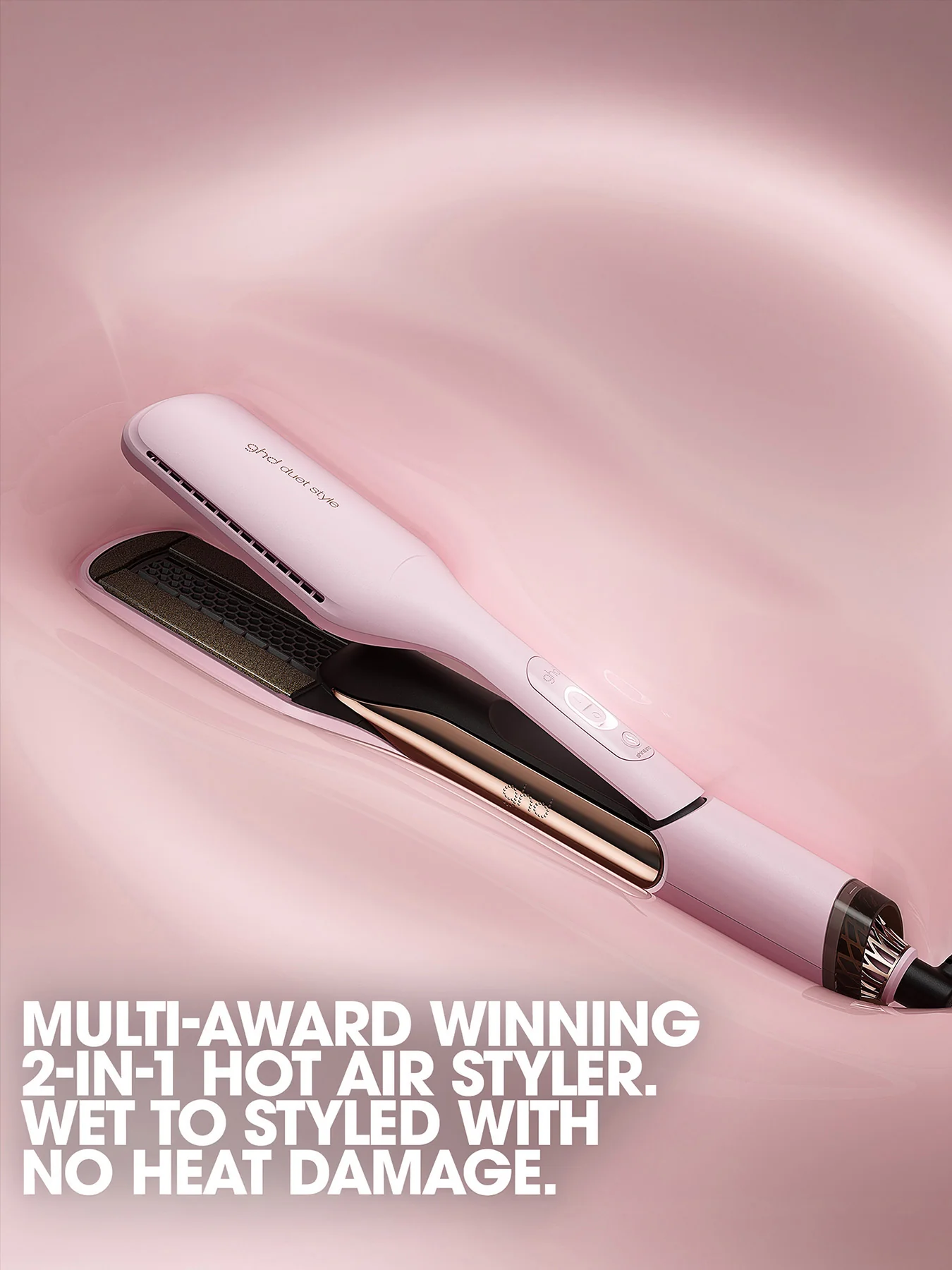 Duet Style Charity Limited Edition Hot Air Styler in Pink Sorbet - Image 3
