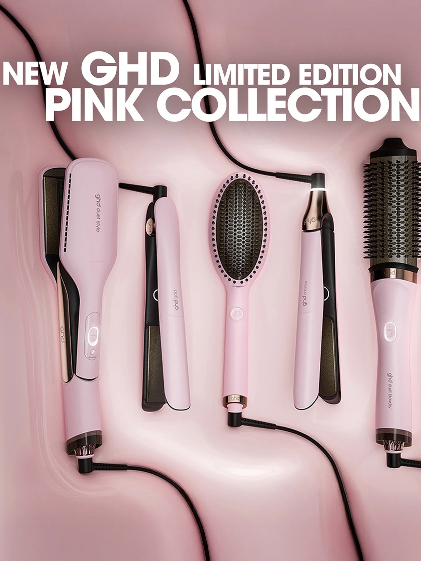 Duet Style Charity Limited Edition Hot Air Styler in Pink Sorbet - Image 6