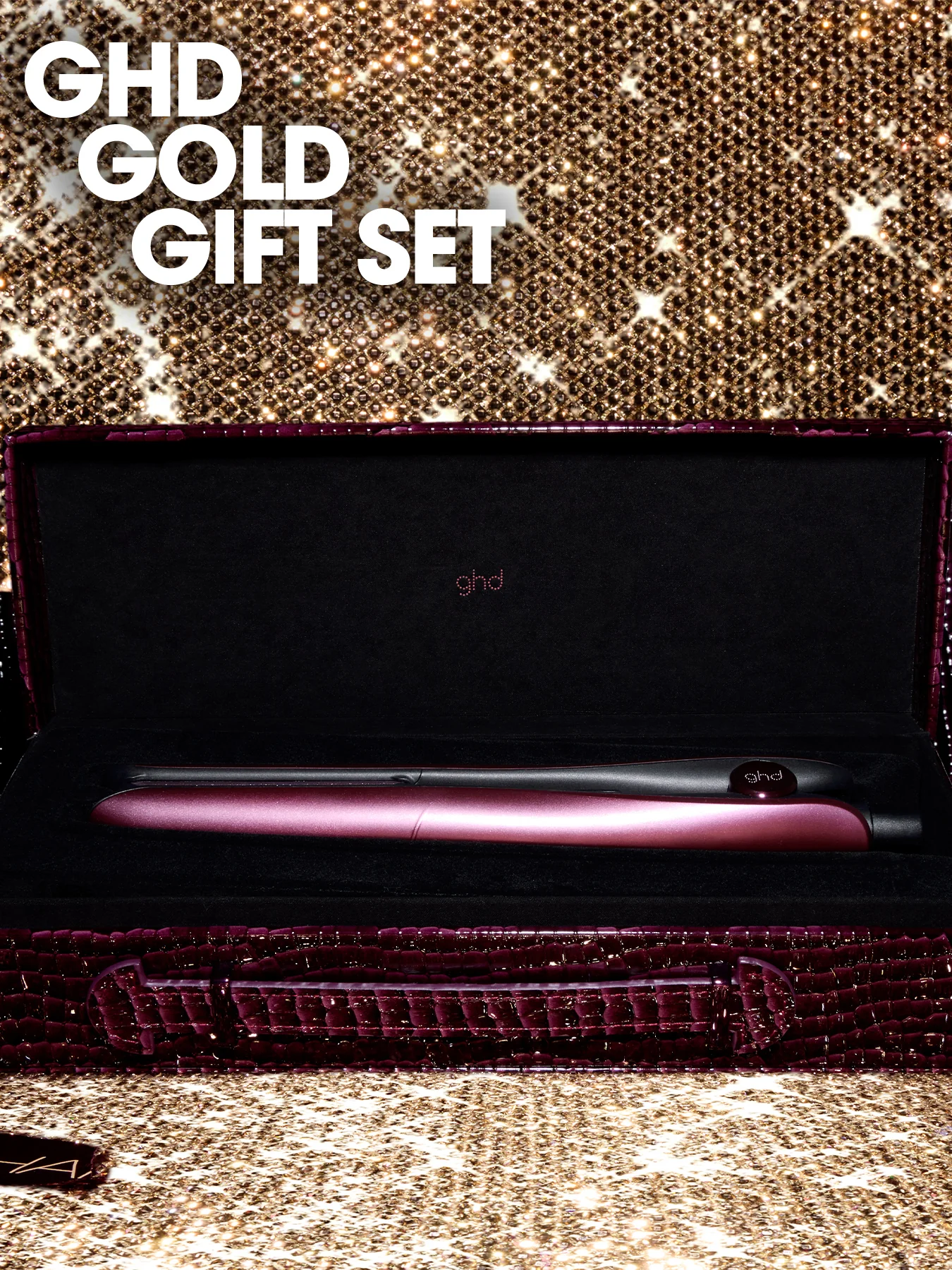 Gold® Hair Straightener in Cherry Chic - Image 2