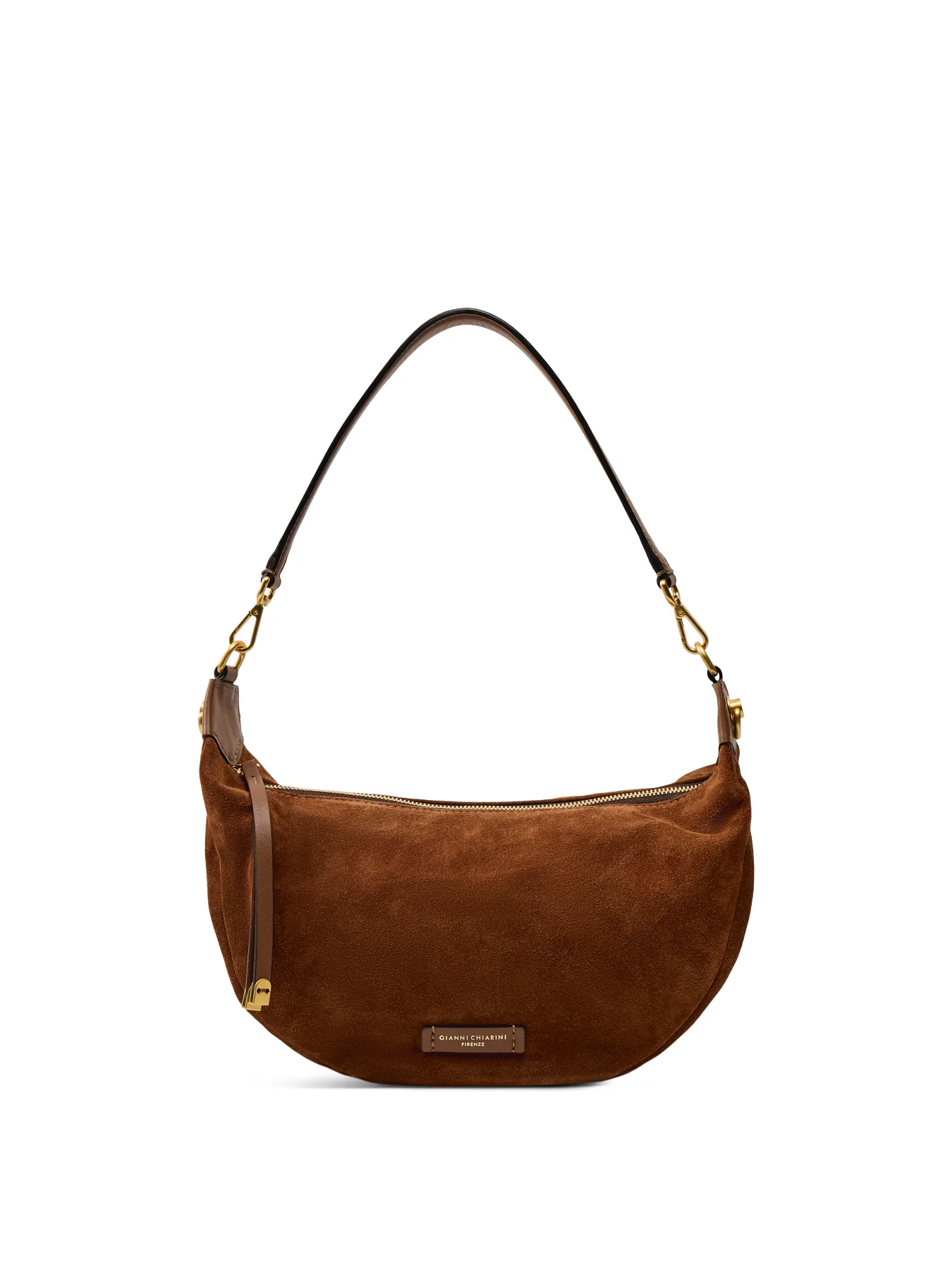 Aisha Suede Crescent Crossbody
