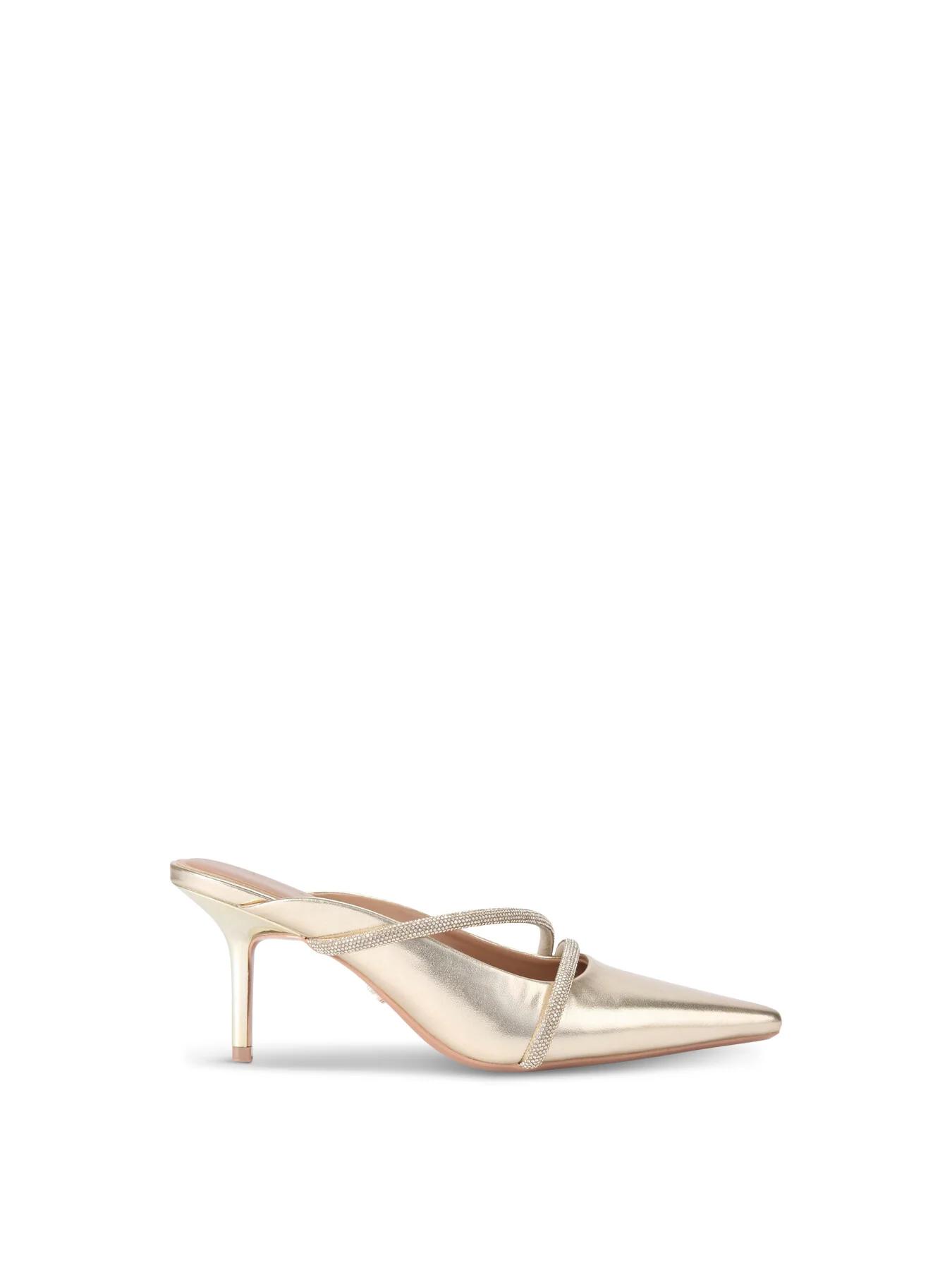 Paparazzi Mule Court Heels Gold