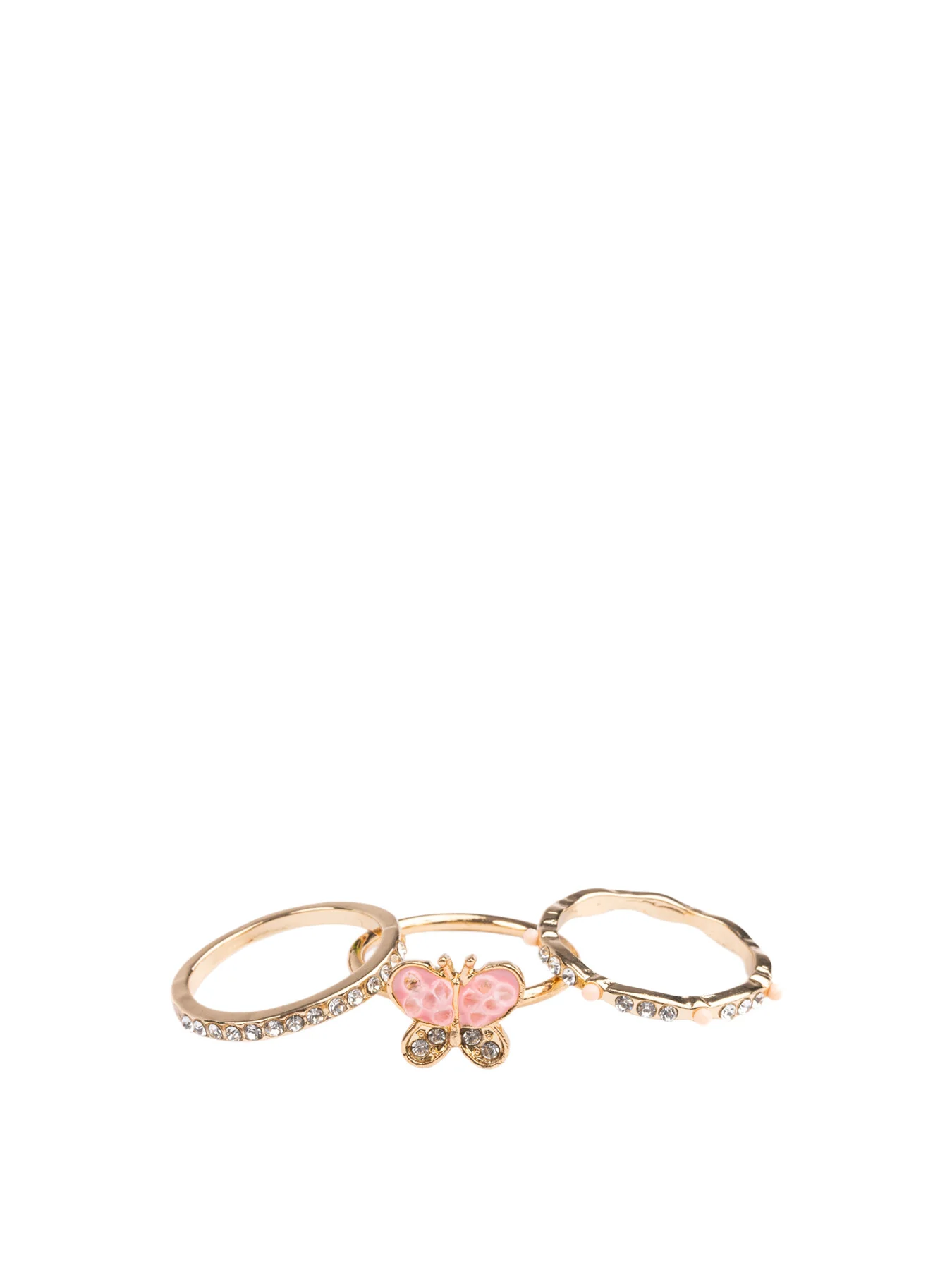 Butterfly Garden Rings Set
