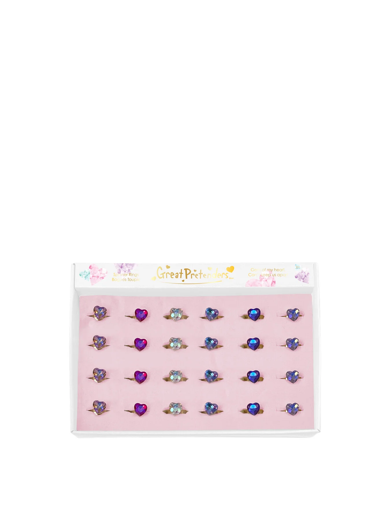 Gem Of My Heart Spinner Rings